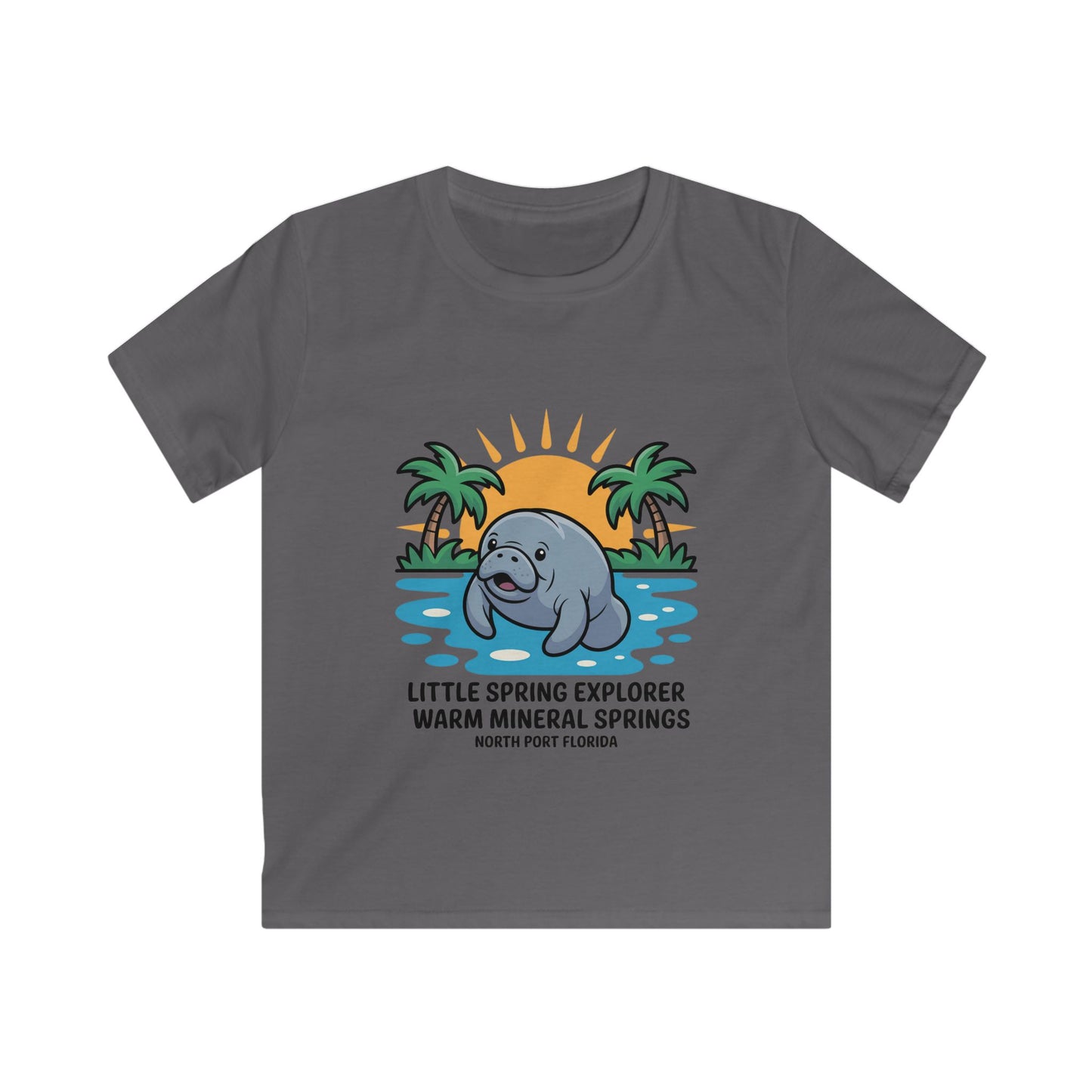 Little Spring Explorer Warm Mineral Springs Kids T-Shirt