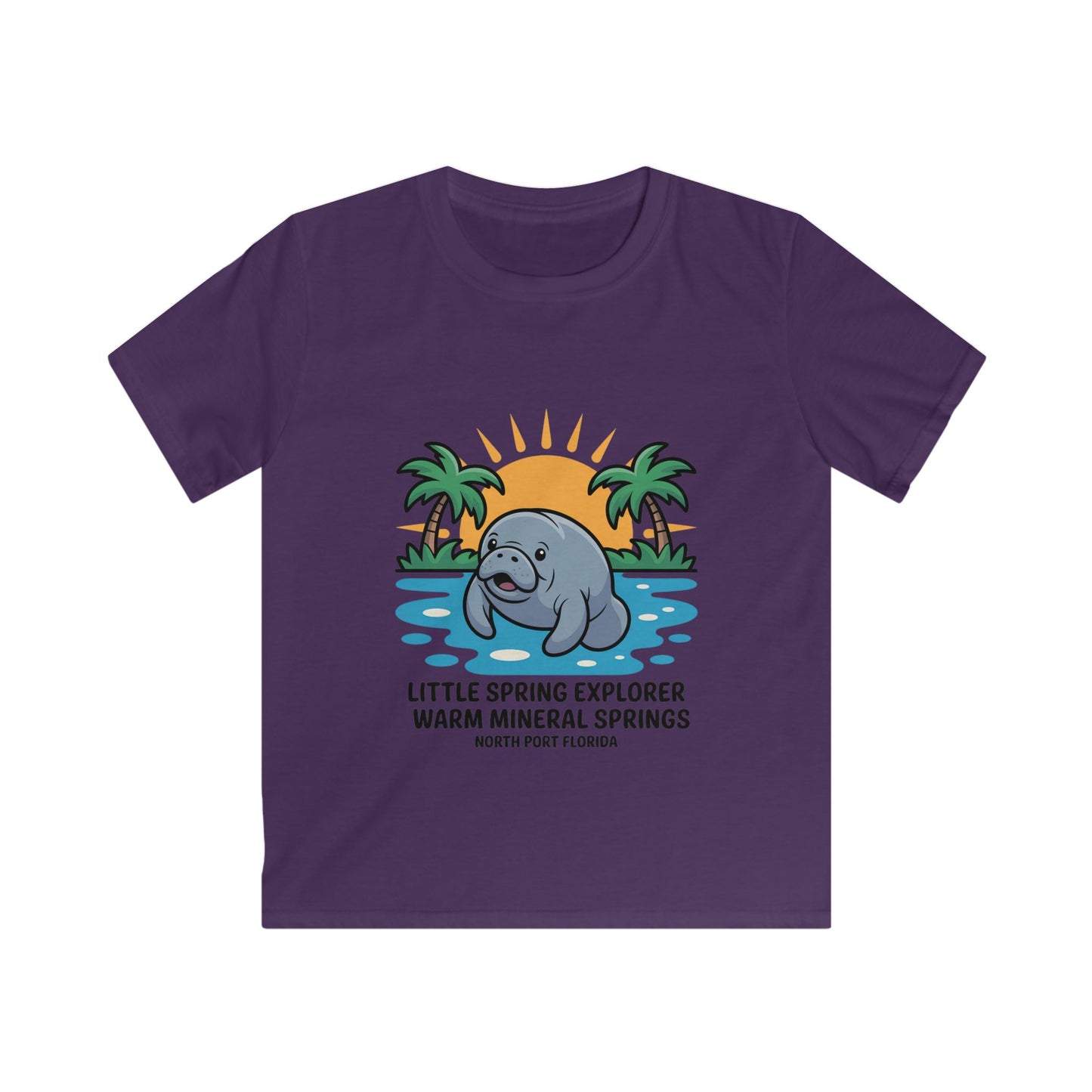 Little Spring Explorer Warm Mineral Springs Kids T-Shirt