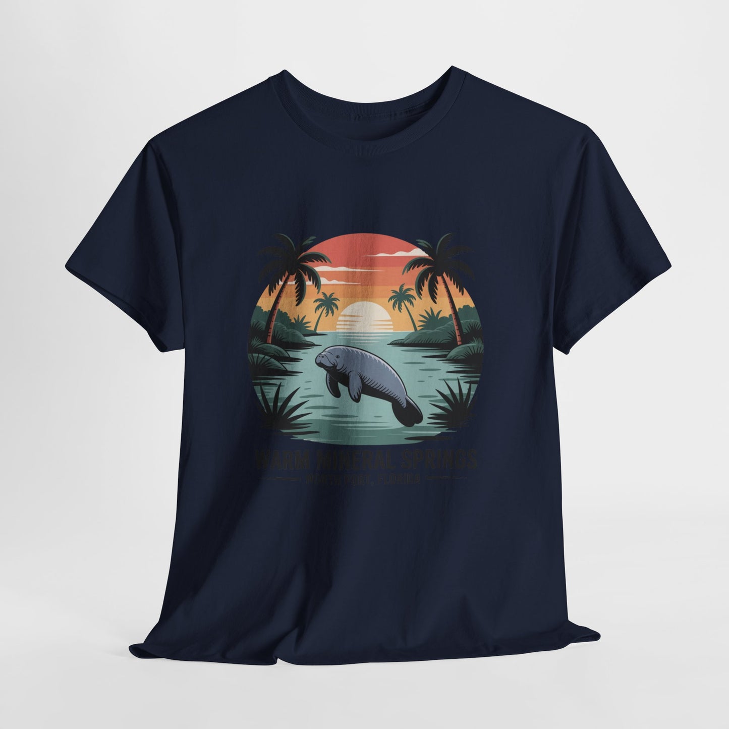 Warm Mineral Springs North Port Florida Manatee T-Shirt