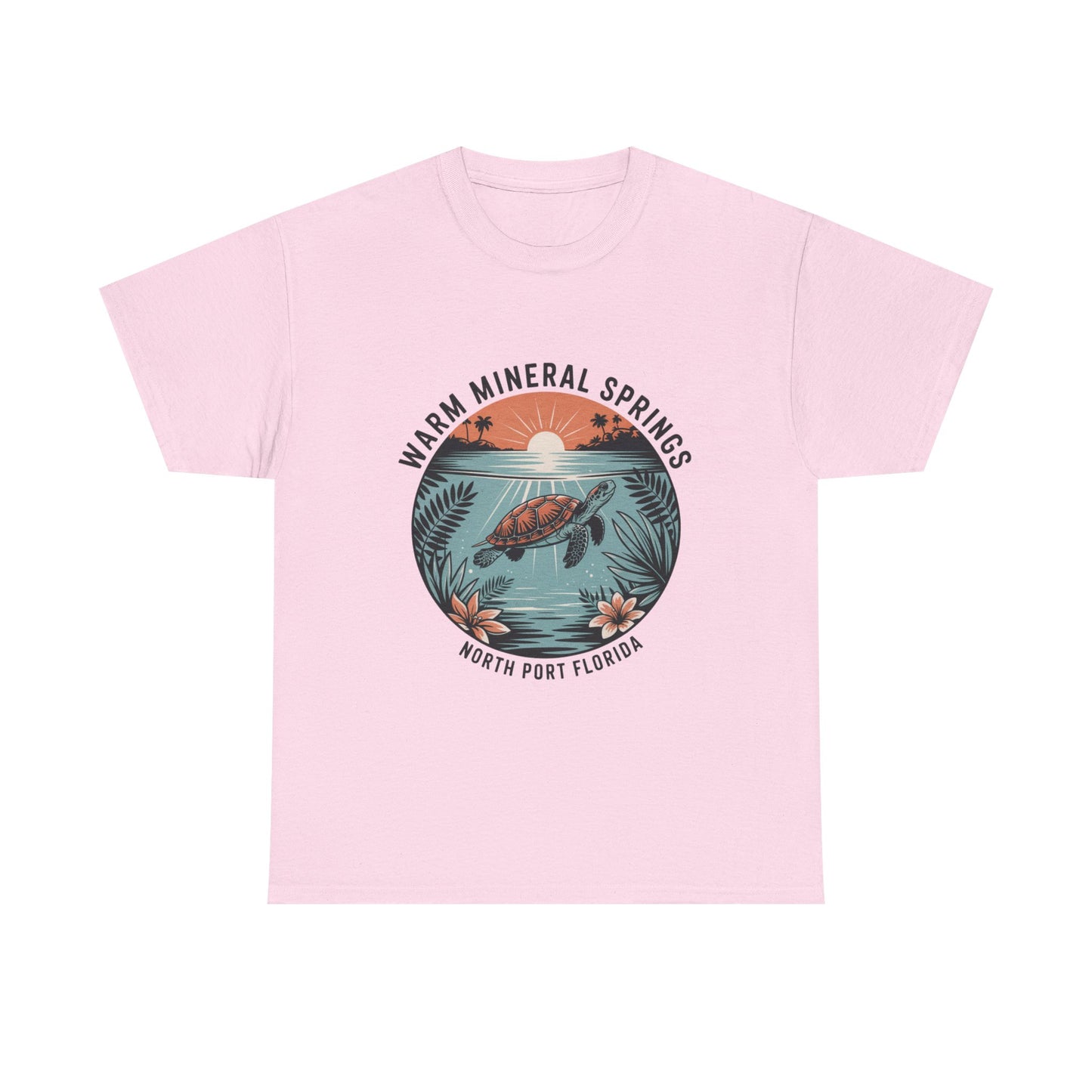 Warm Mineral Springs North Port Florida Turtle Graphic T-Shirt