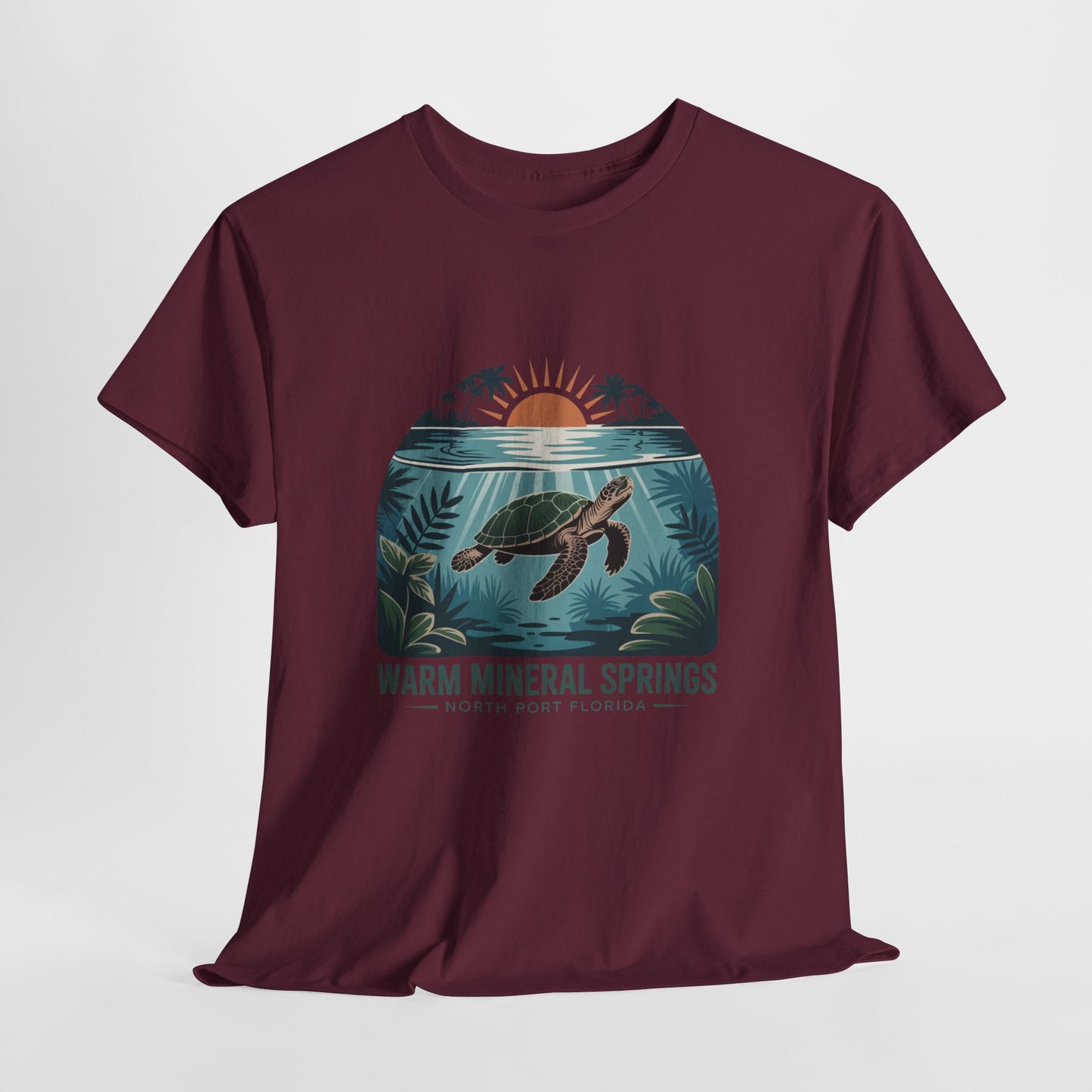 Warm Mineral Springs North Port Florida Turtle T-Shirt