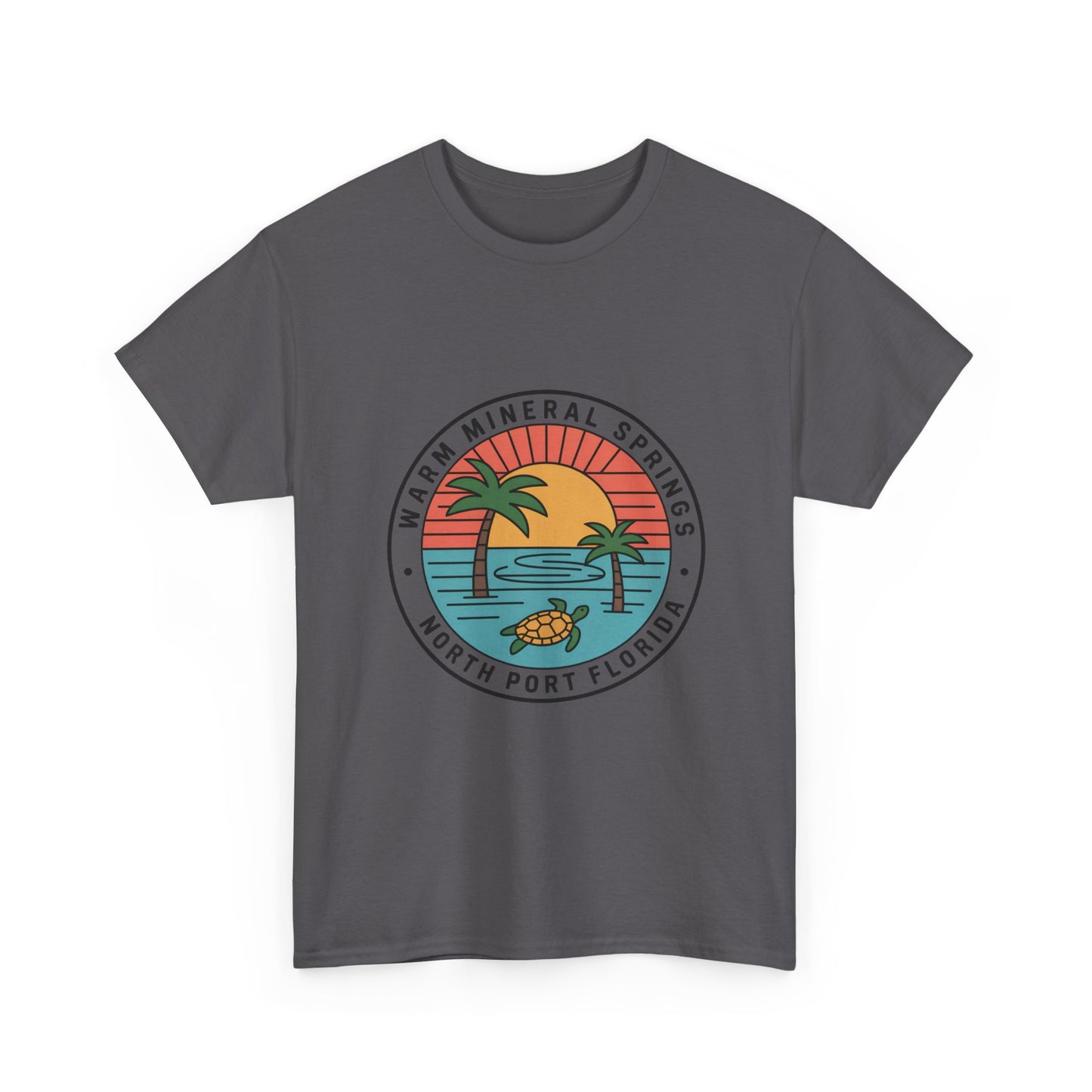 Warm Mineral Springs Florida Turtle Sunset T-Shirt