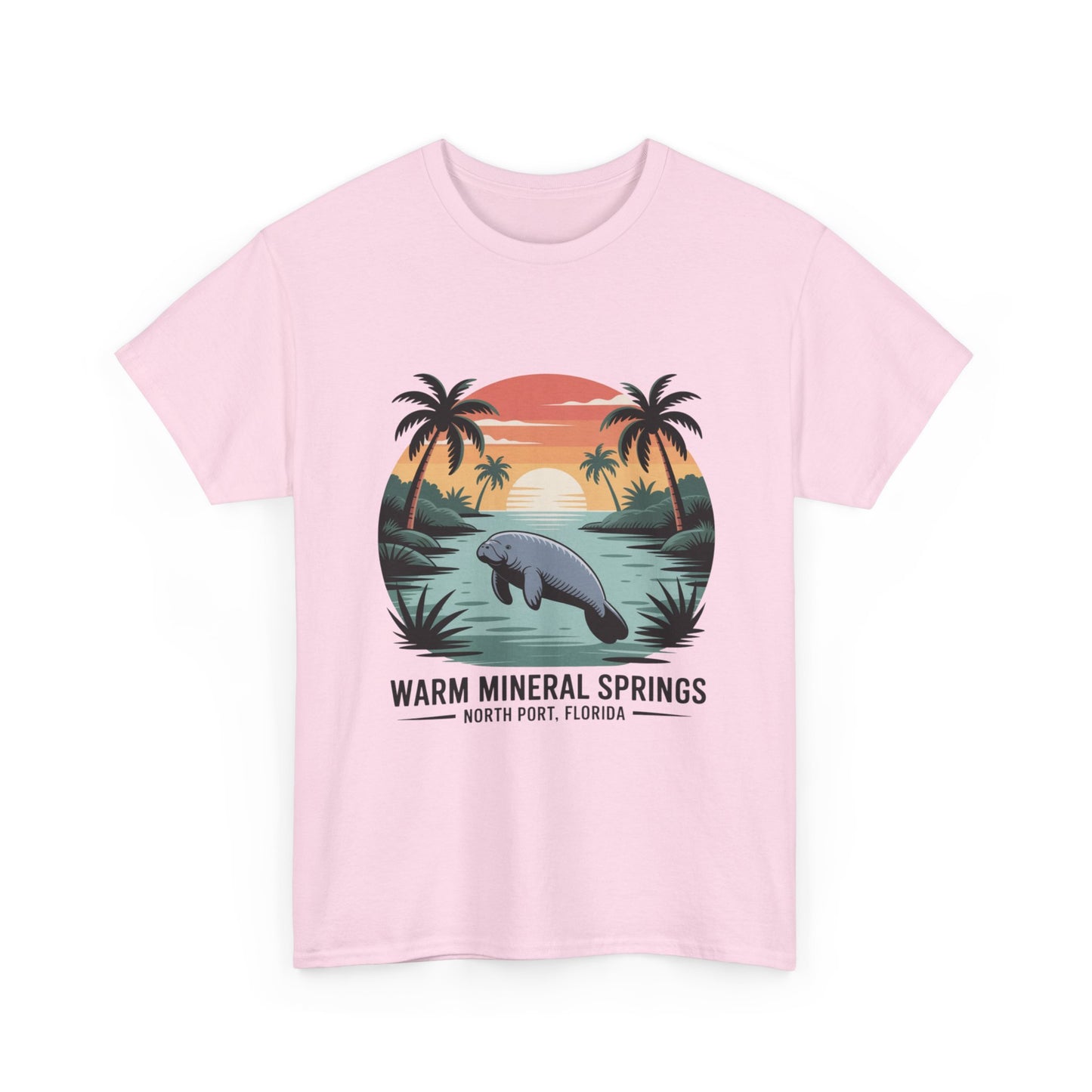 Warm Mineral Springs North Port Florida Manatee T-Shirt