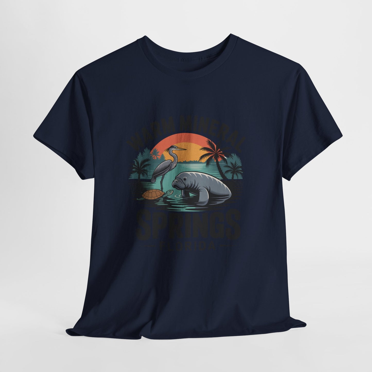 Warm Mineral Springs Florida Wildlife Sunset T-Shirt