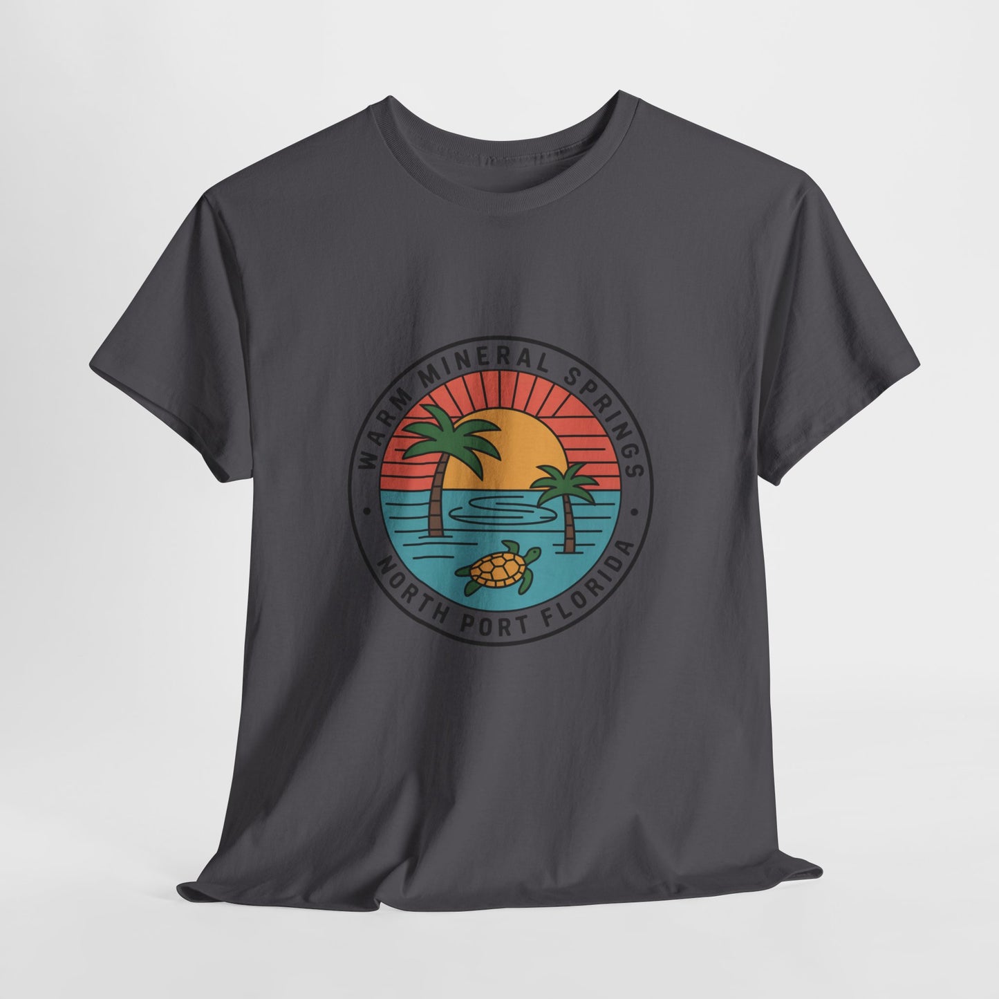 Warm Mineral Springs Florida Turtle Sunset T-Shirt