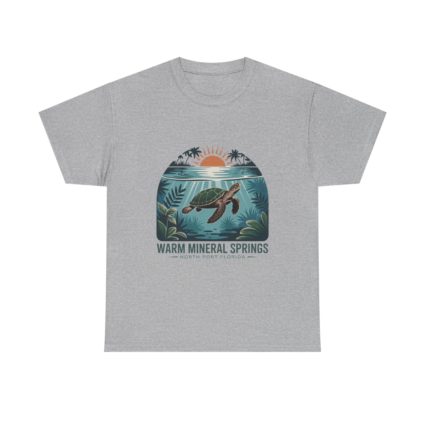 Warm Mineral Springs North Port Florida Turtle T-Shirt