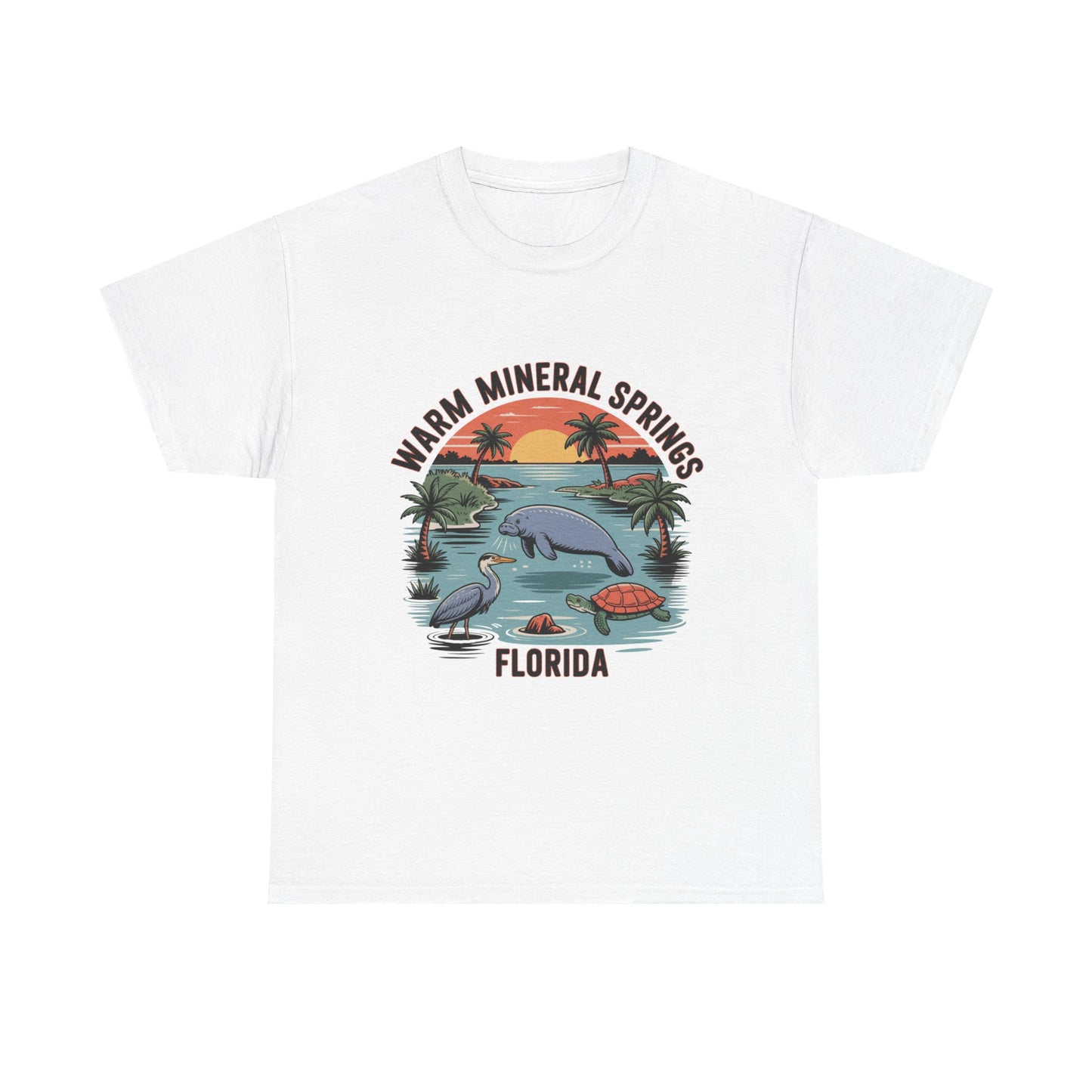 Warm Mineral Springs Florida Wildlife Scene T-Shirt