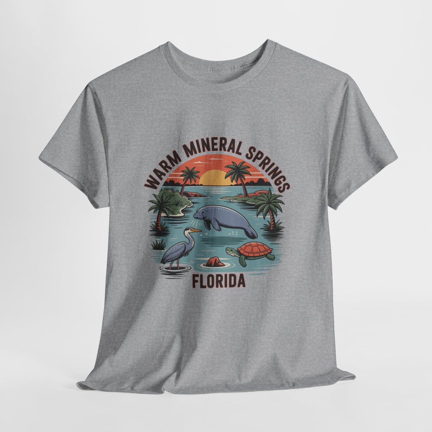 Warm Mineral Springs Florida Wildlife Scene T-Shirt