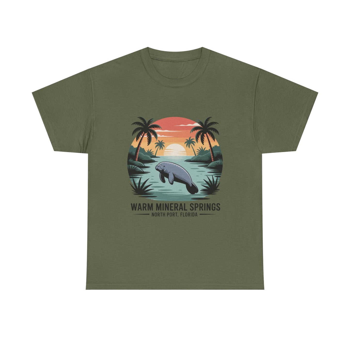 Warm Mineral Springs North Port Florida Manatee T-Shirt
