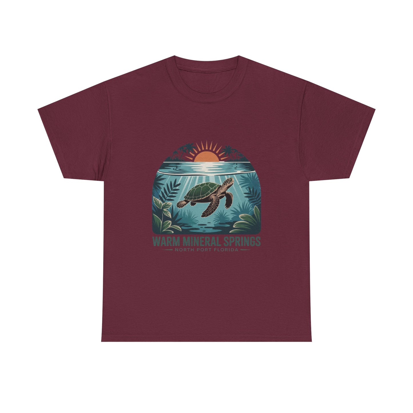 Warm Mineral Springs North Port Florida Turtle T-Shirt