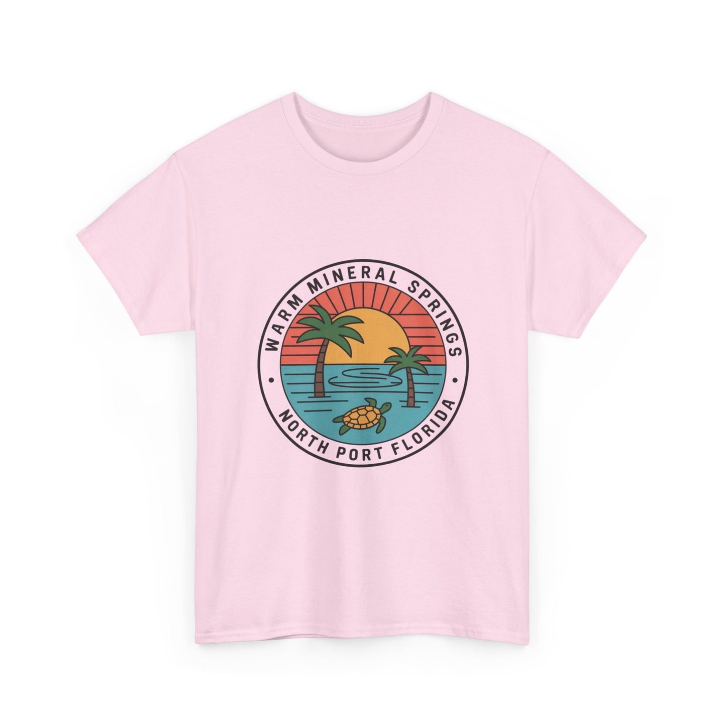 Warm Mineral Springs Florida Turtle Sunset T-Shirt