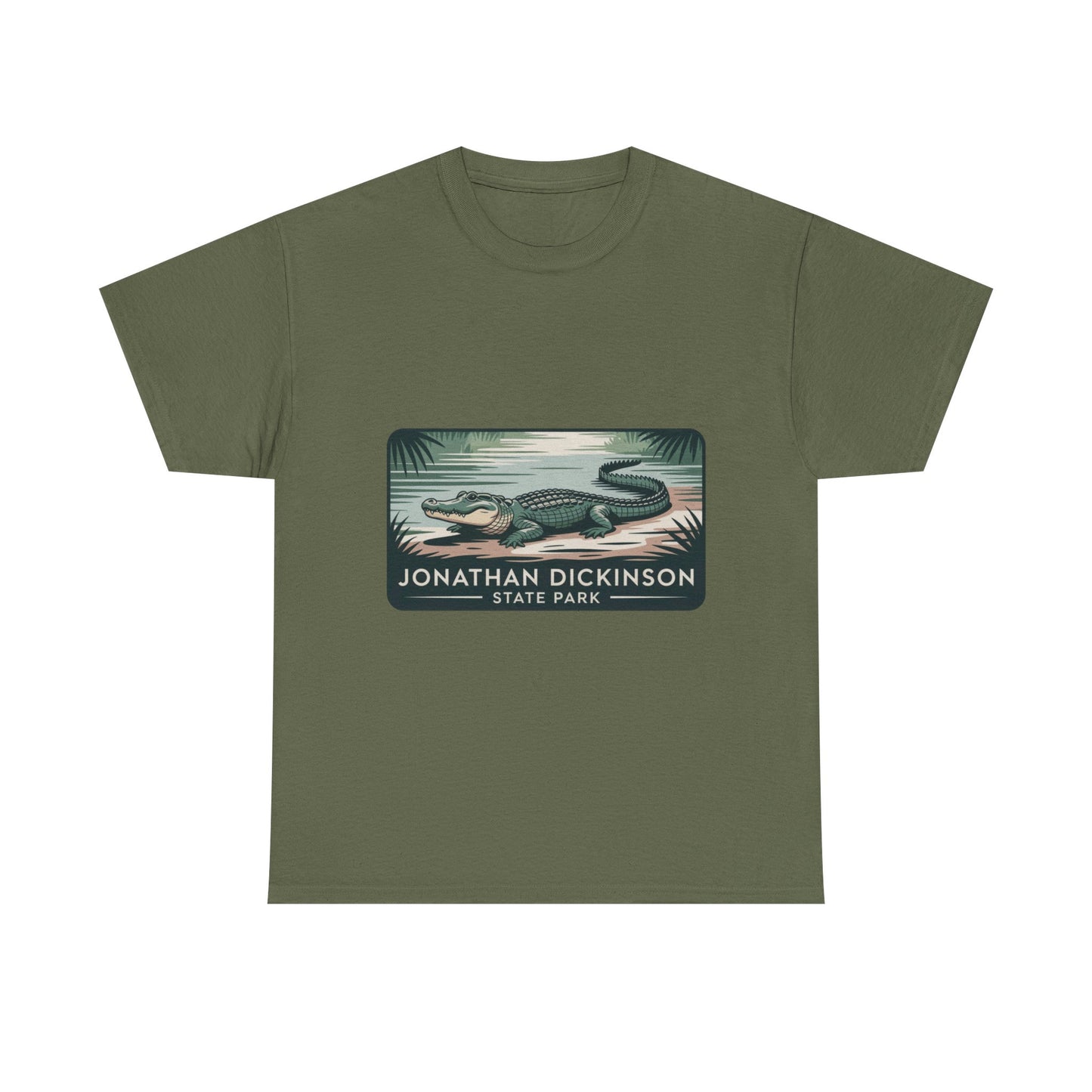 Alligator Badge T-Shirt – Jonathan Dickinson State Park Florida Wildlife Tee