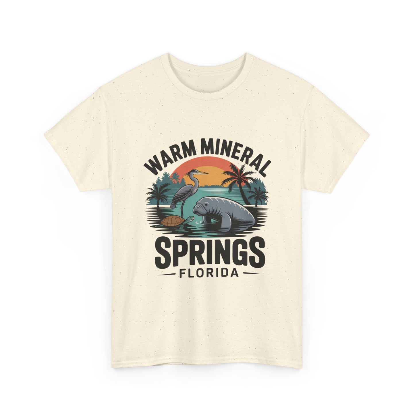 Warm Mineral Springs Florida Wildlife Sunset T-Shirt