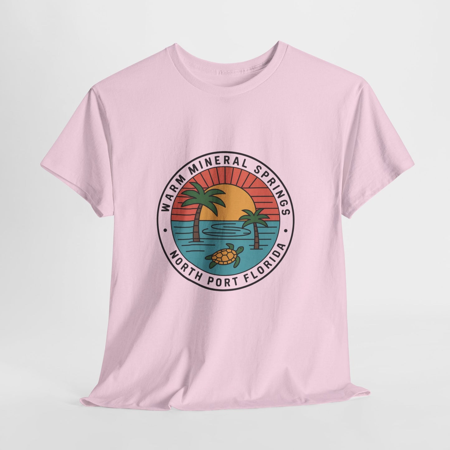 Warm Mineral Springs Florida Turtle Sunset T-Shirt