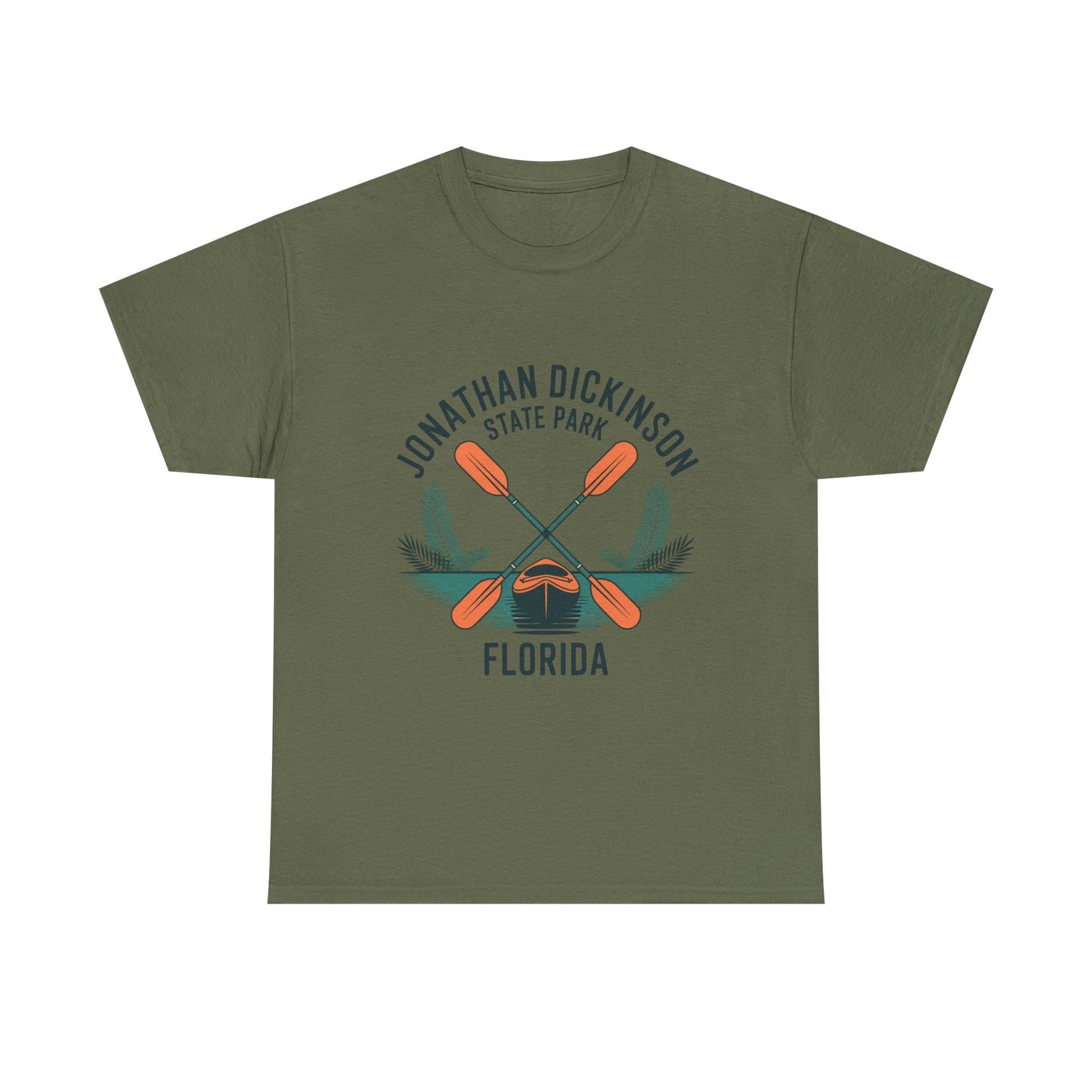Crossed Kayak Paddle T-Shirt – Jonathan Dickinson State Park Florida Adventure Tee