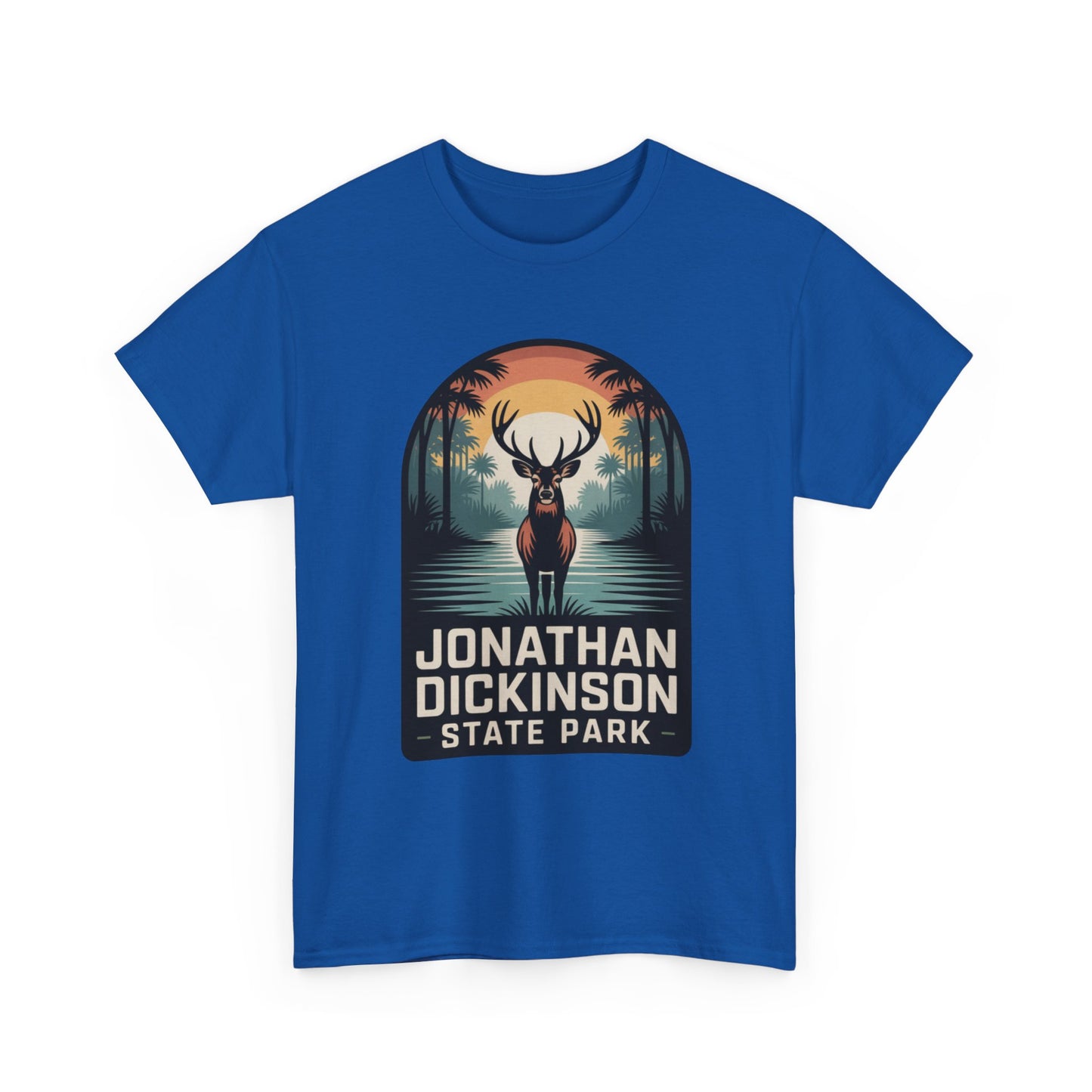 Jonathan Dickinson State Park Deer T-Shirt – Adult Florida Wildlife Sunset Nature Tee