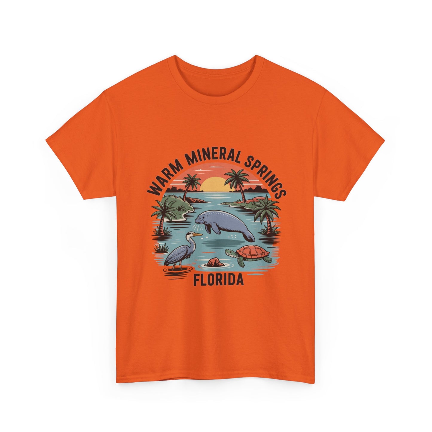 Warm Mineral Springs Florida Wildlife Scene T-Shirt