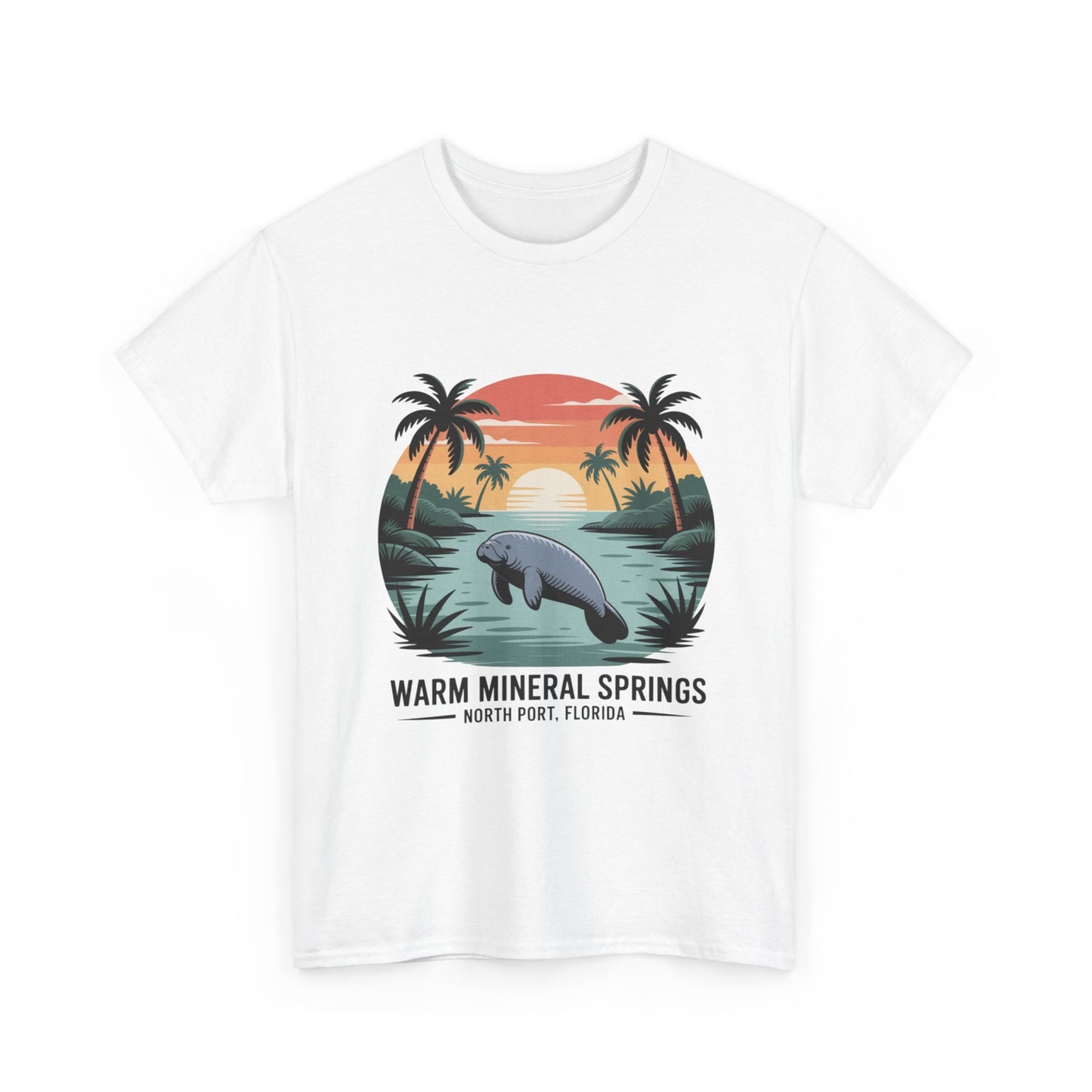 Warm Mineral Springs North Port Florida Manatee T-Shirt