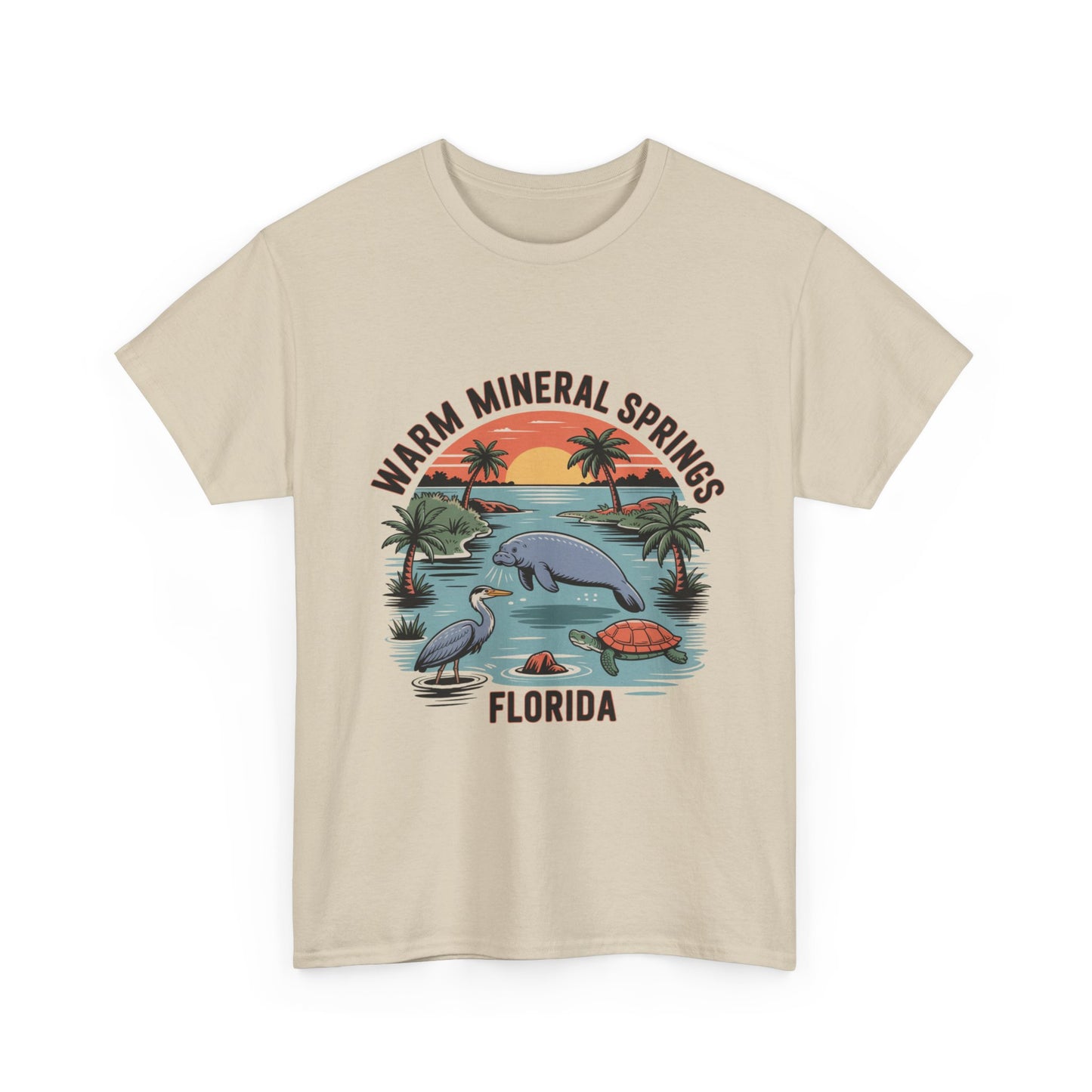 Warm Mineral Springs Florida Wildlife Scene T-Shirt