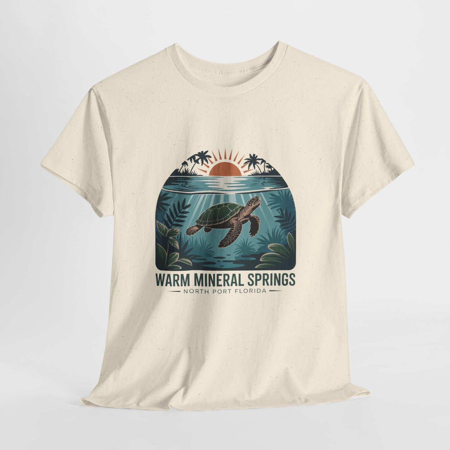 Warm Mineral Springs North Port Florida Turtle T-Shirt