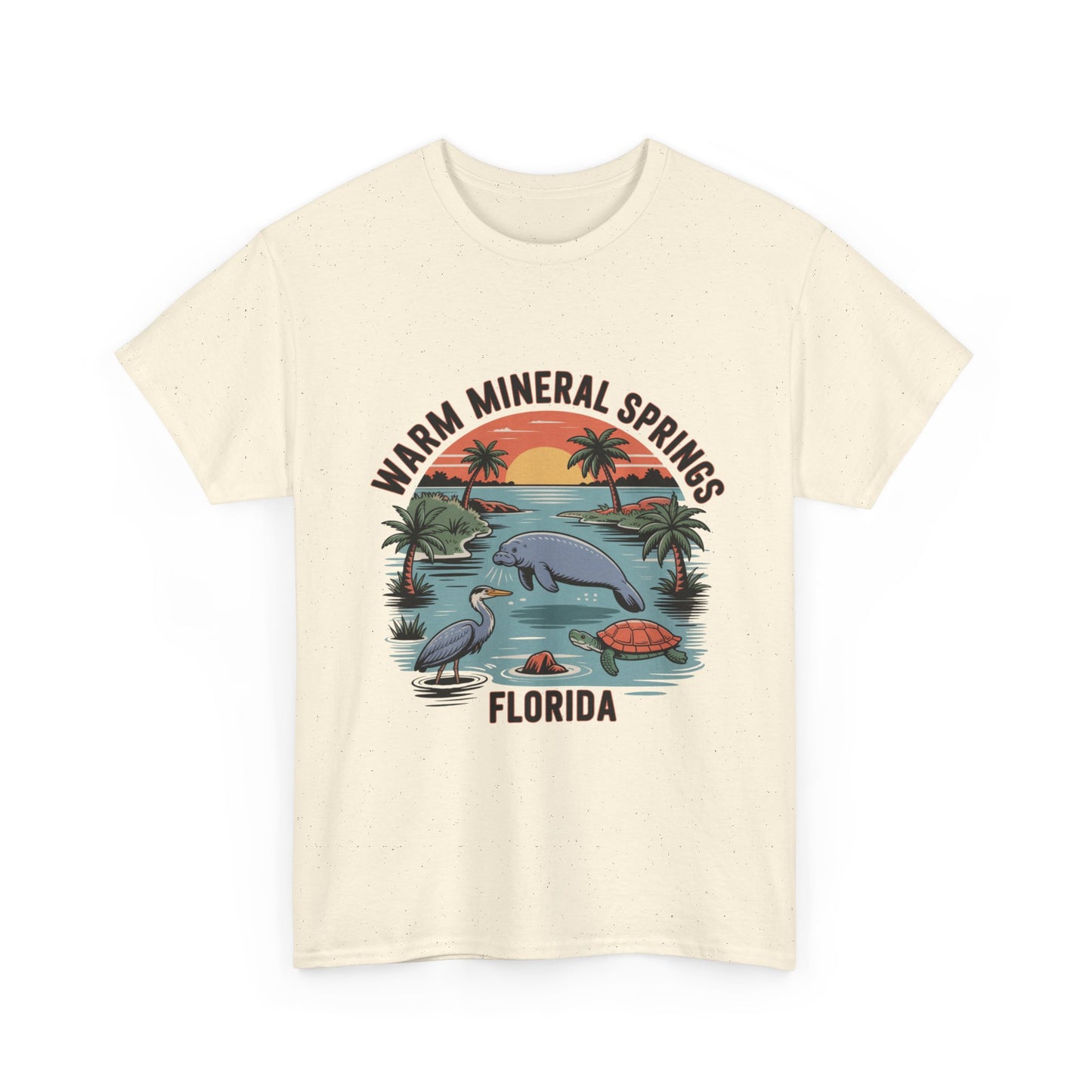 Warm Mineral Springs Florida Wildlife Scene T-Shirt