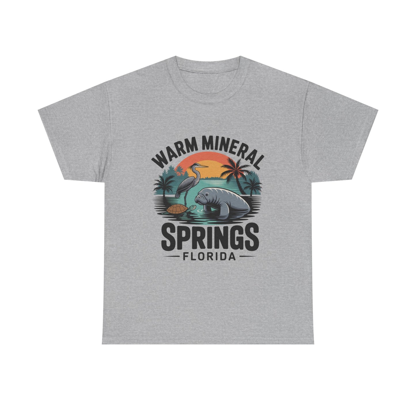 Warm Mineral Springs Florida Wildlife Sunset T-Shirt