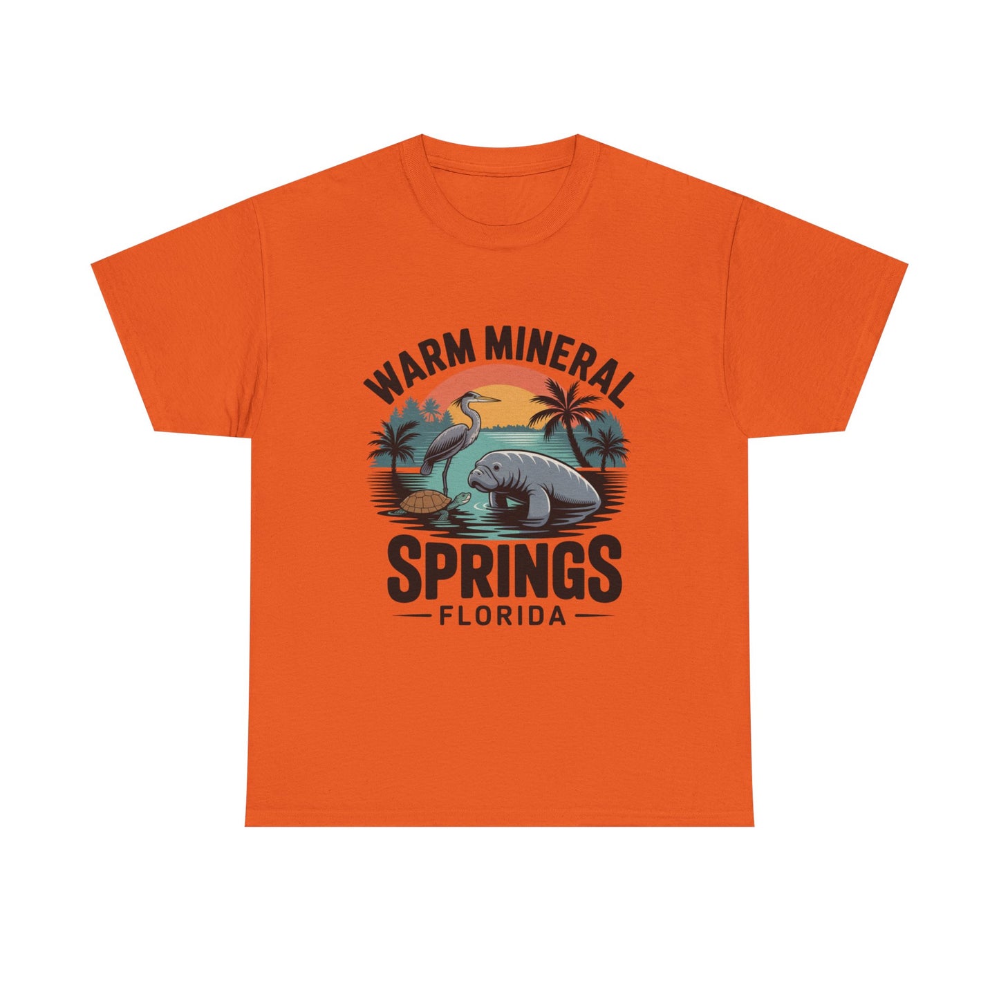 Warm Mineral Springs Florida Wildlife Sunset T-Shirt