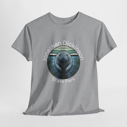 Coastal Manatee Circle T-Shirt – Jonathan Dickinson State Park Florida Nature Tee