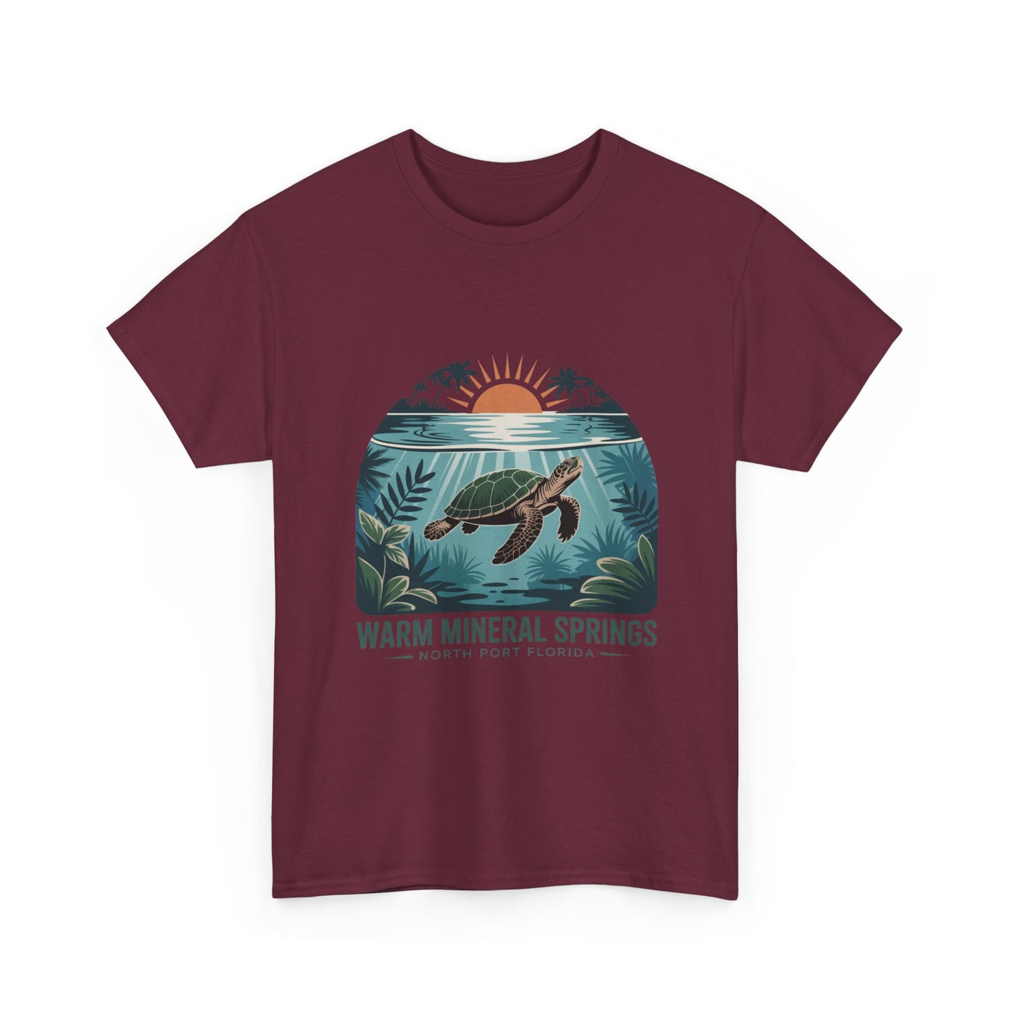 Warm Mineral Springs North Port Florida Turtle T-Shirt
