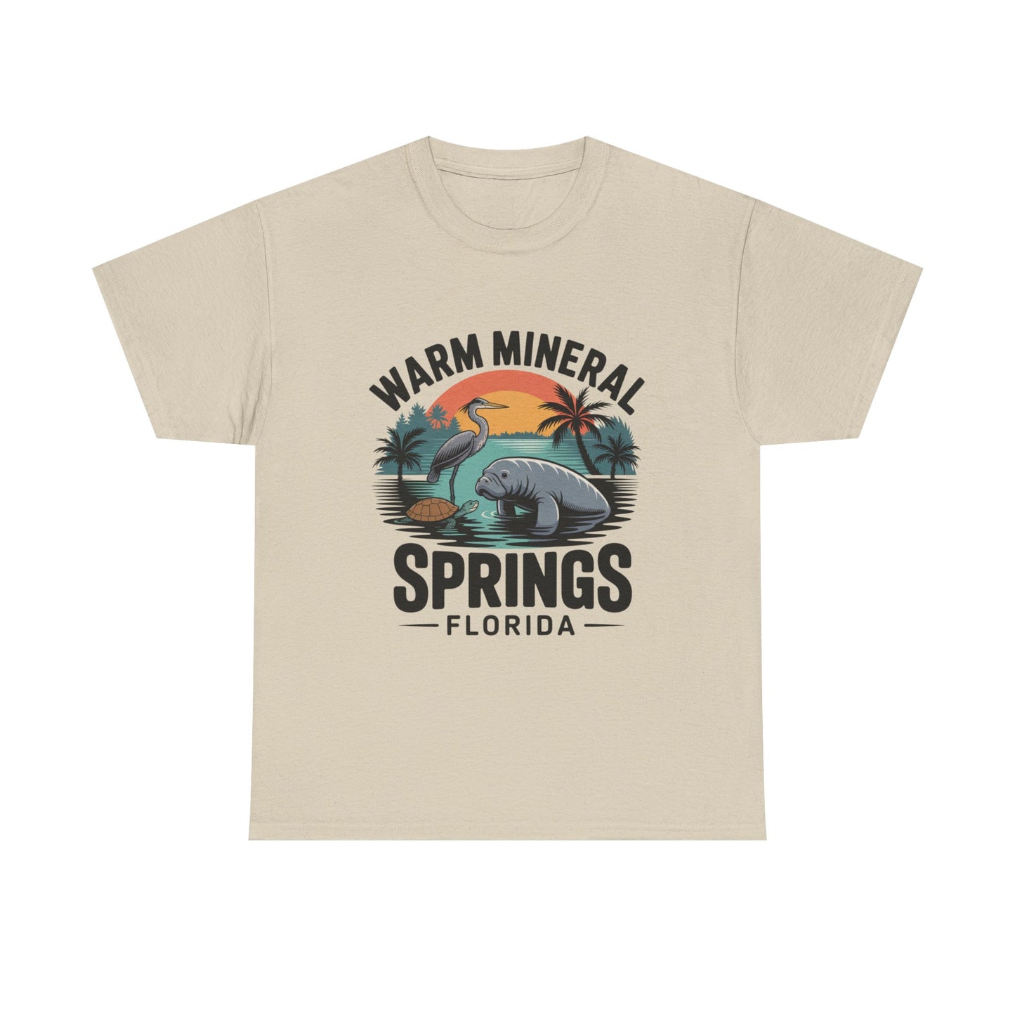 Warm Mineral Springs Florida Wildlife Sunset T-Shirt