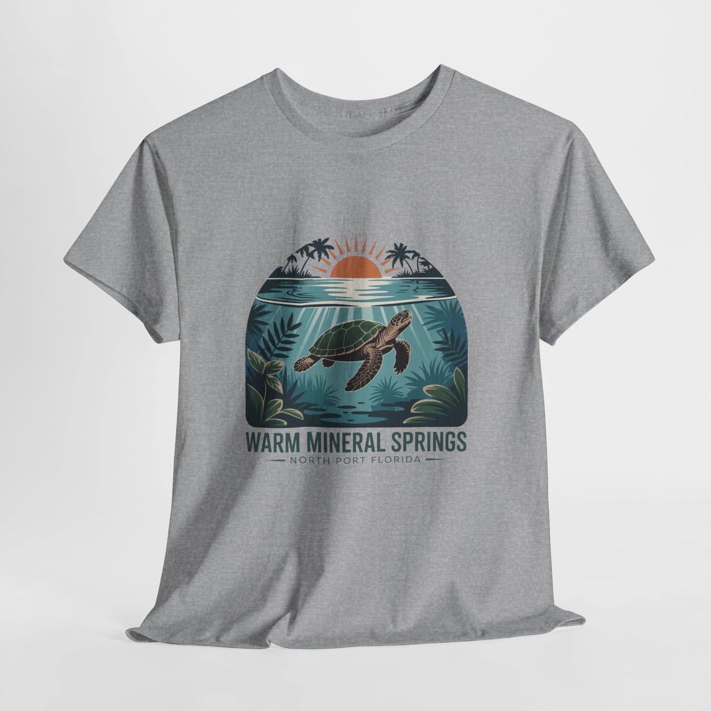 Warm Mineral Springs North Port Florida Turtle T-Shirt