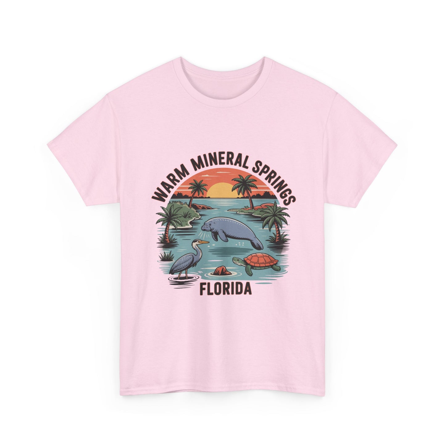 Warm Mineral Springs Florida Wildlife Scene T-Shirt