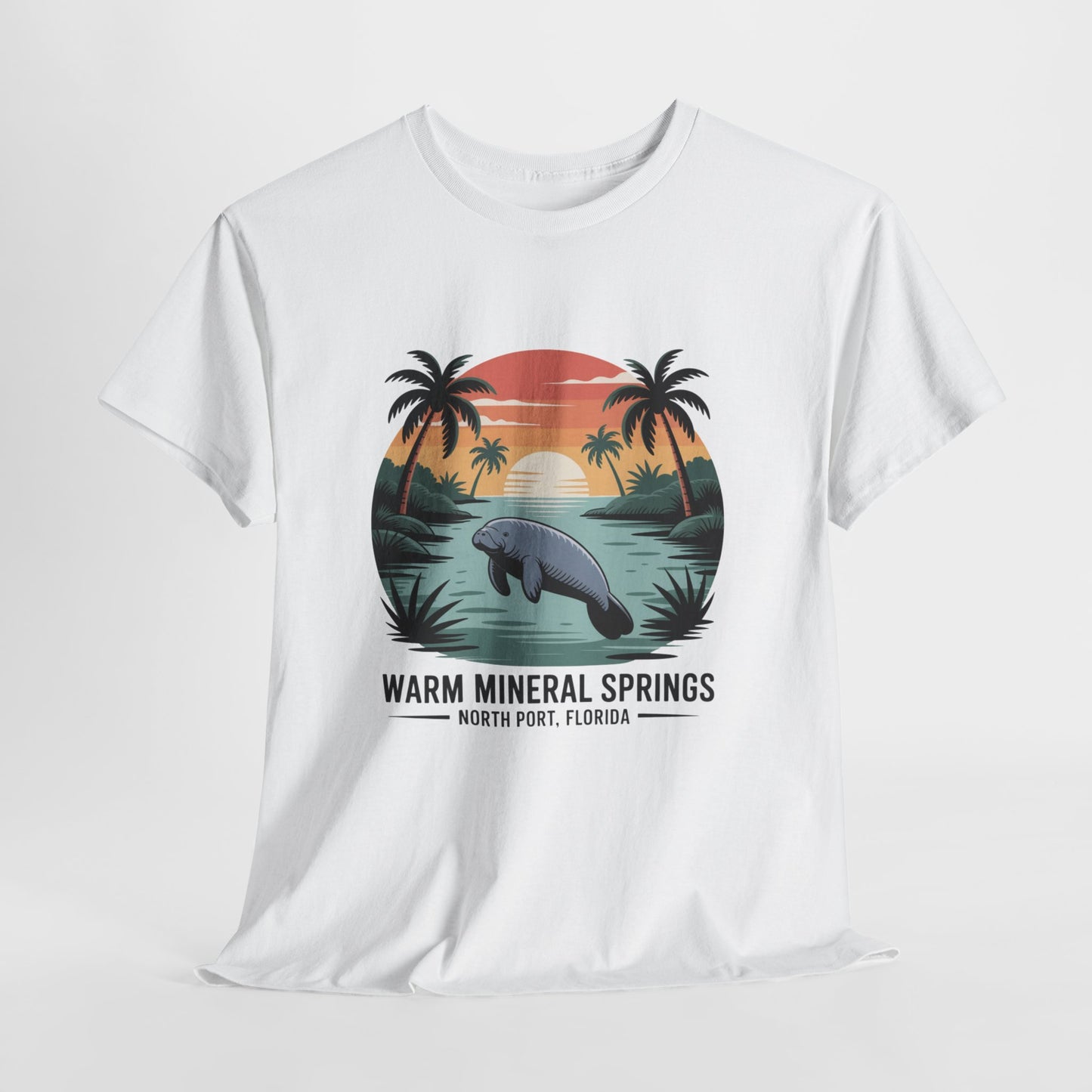 Warm Mineral Springs North Port Florida Manatee T-Shirt