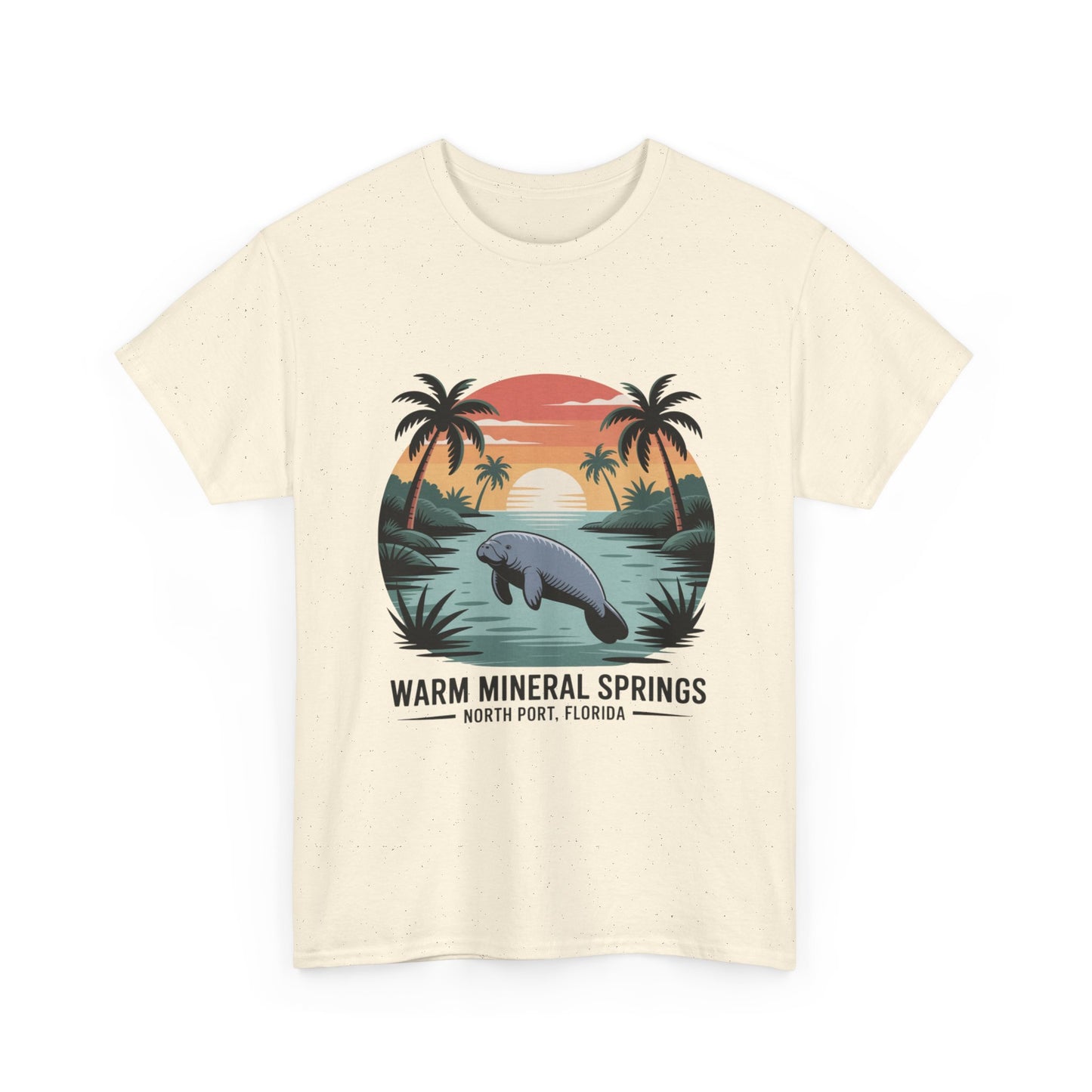 Warm Mineral Springs North Port Florida Manatee T-Shirt