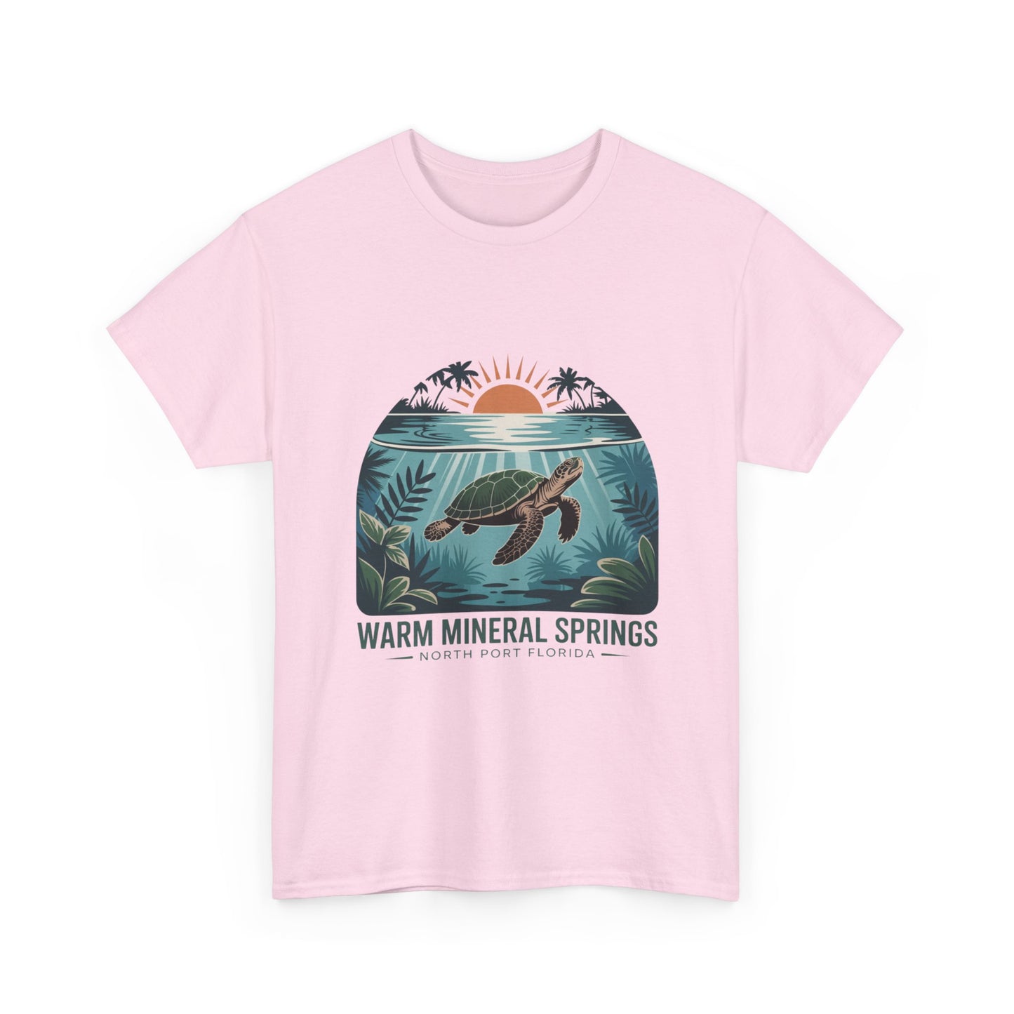 Warm Mineral Springs North Port Florida Turtle T-Shirt