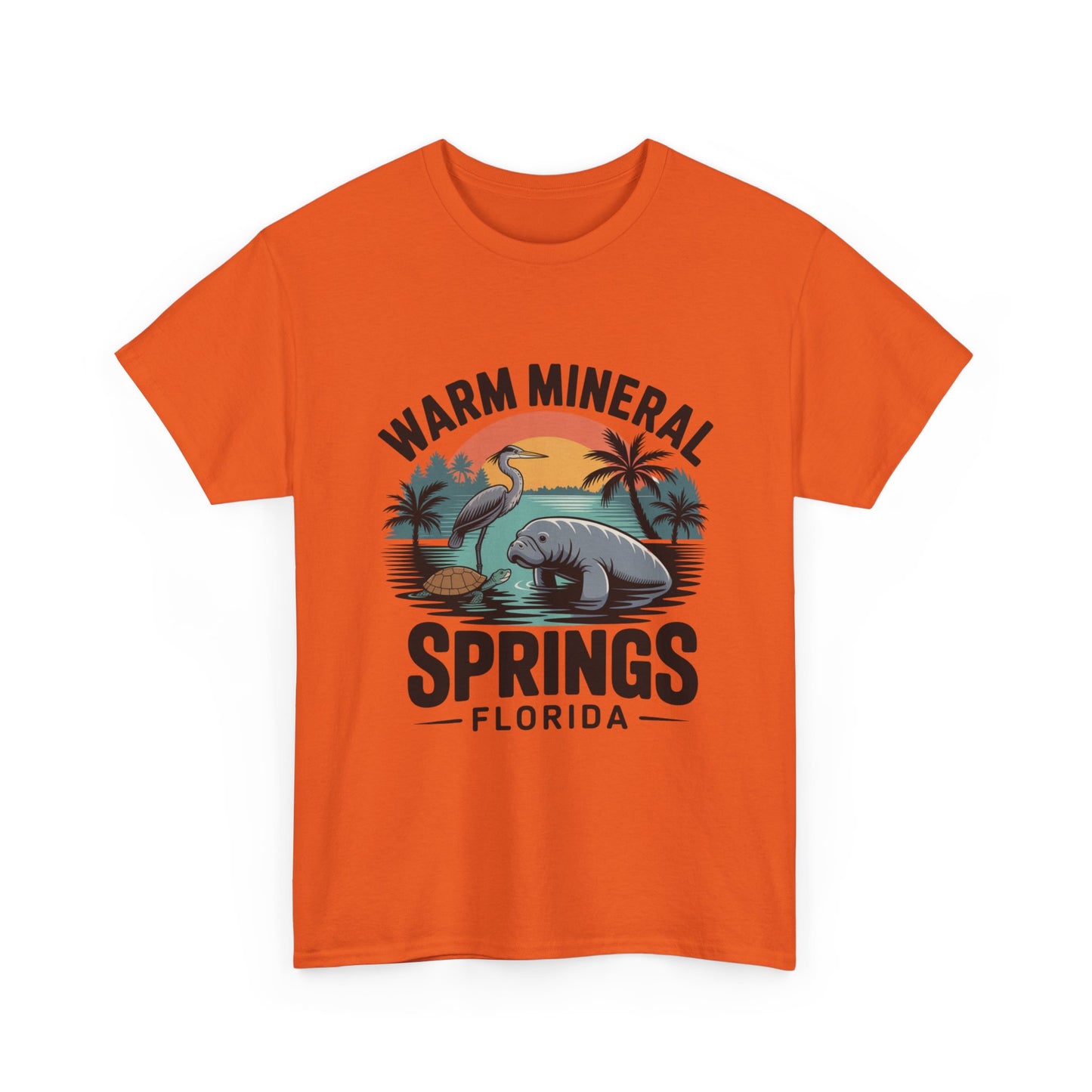 Warm Mineral Springs Florida Wildlife Sunset T-Shirt