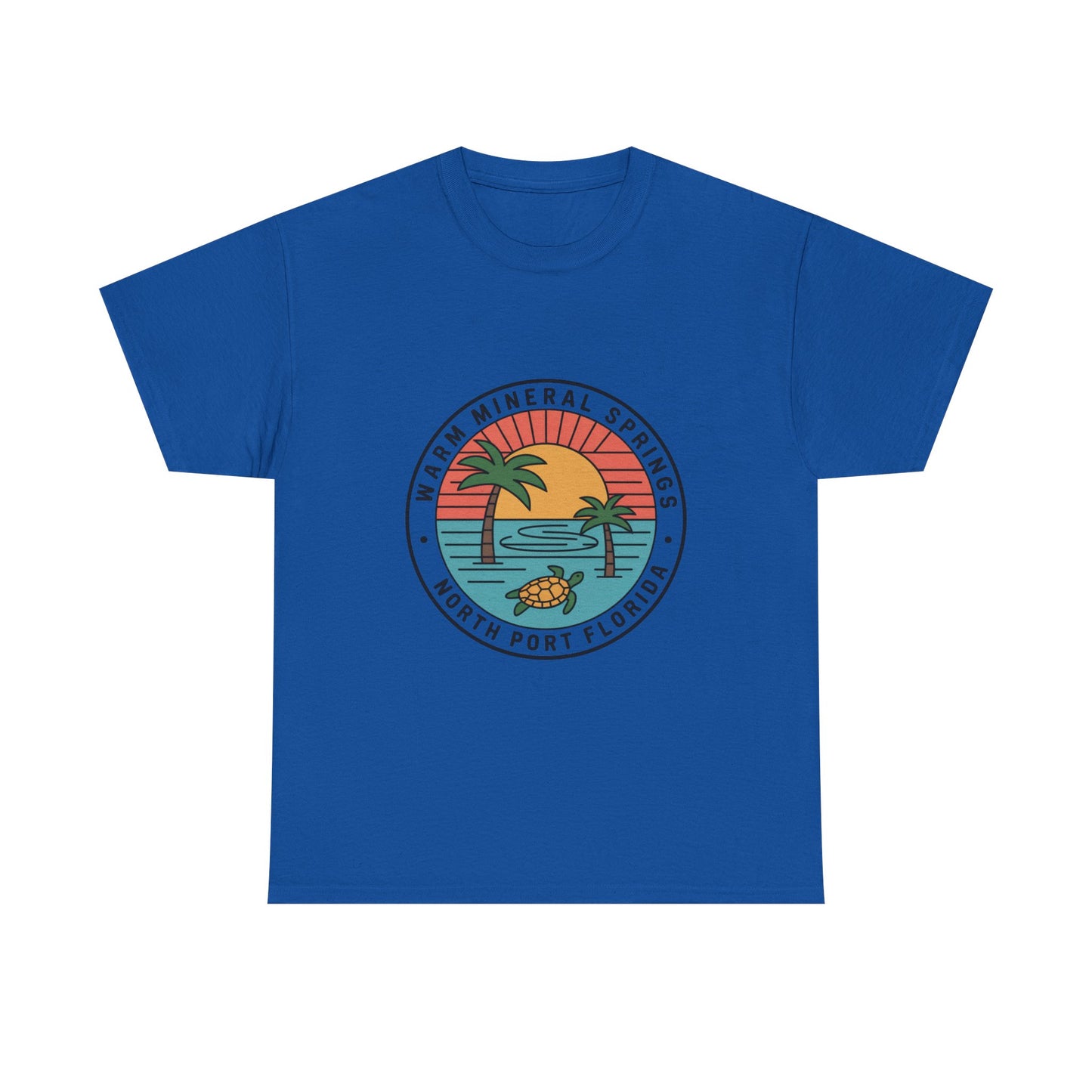 Warm Mineral Springs Florida Turtle Sunset T-Shirt