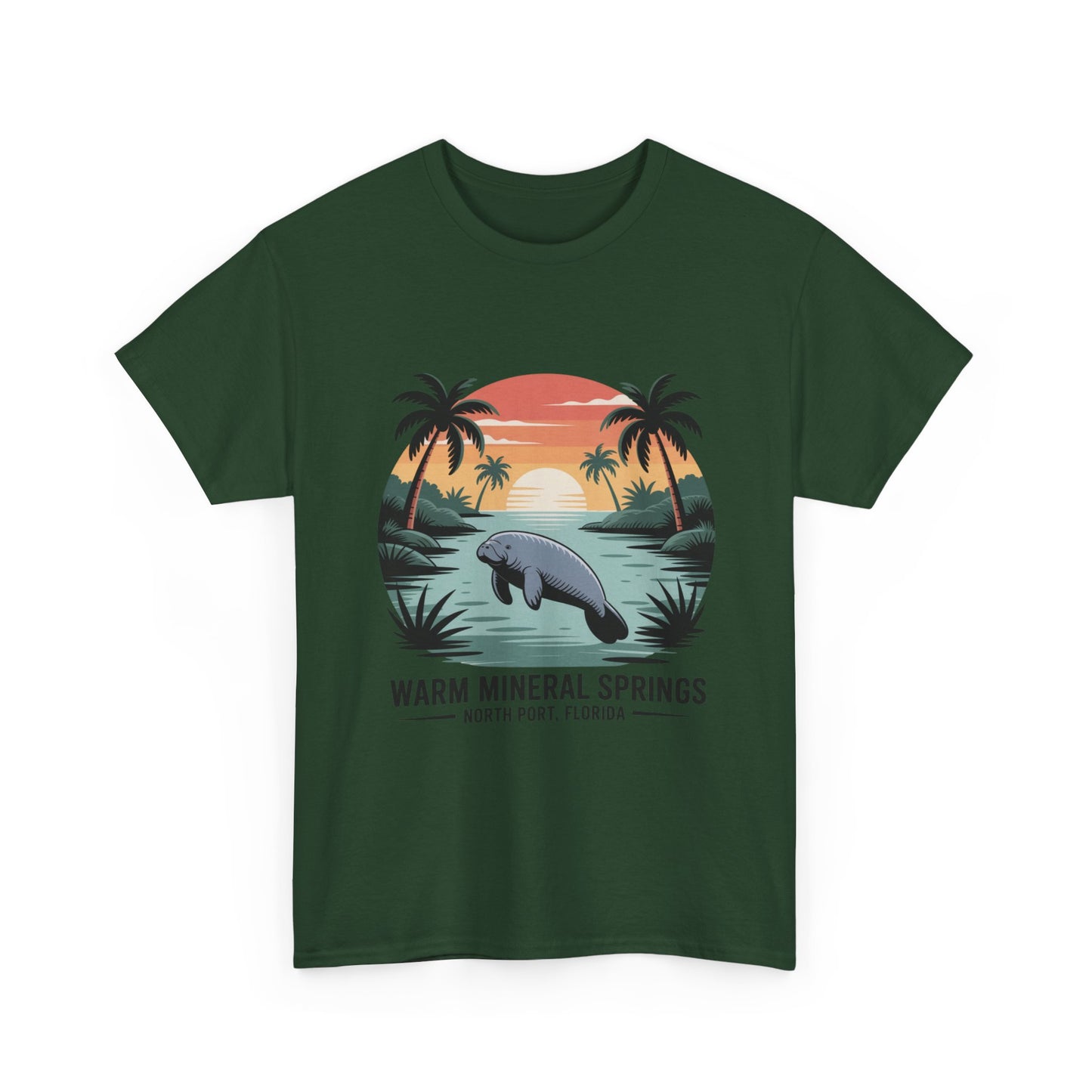 Warm Mineral Springs North Port Florida Manatee T-Shirt