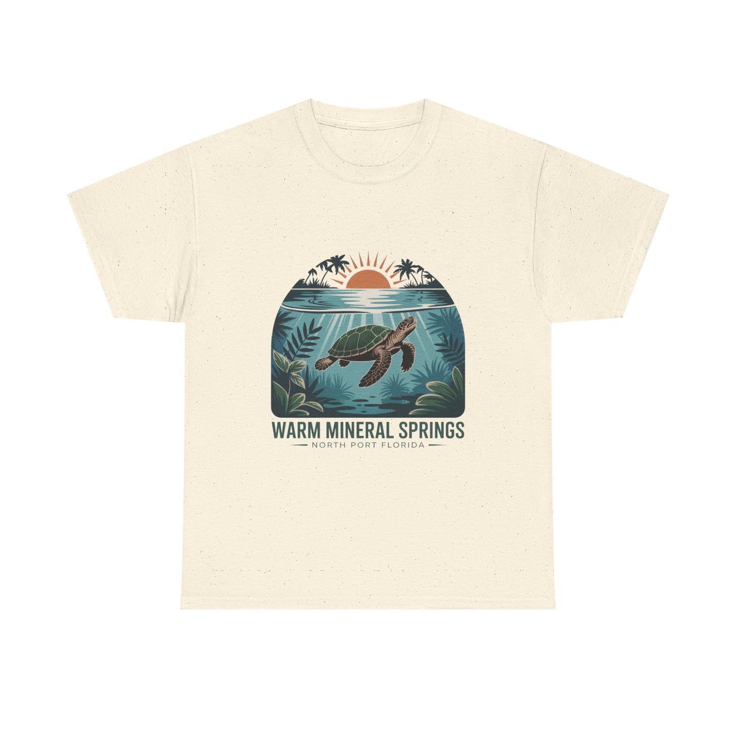 Warm Mineral Springs North Port Florida Turtle T-Shirt