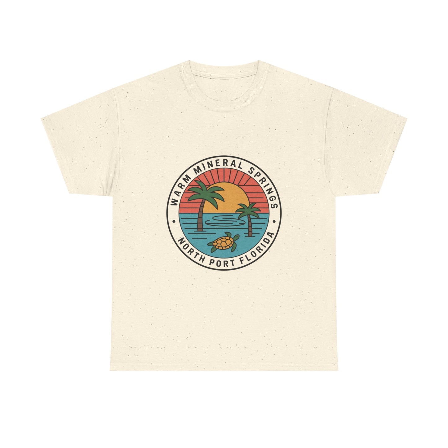 Warm Mineral Springs Florida Turtle Sunset T-Shirt