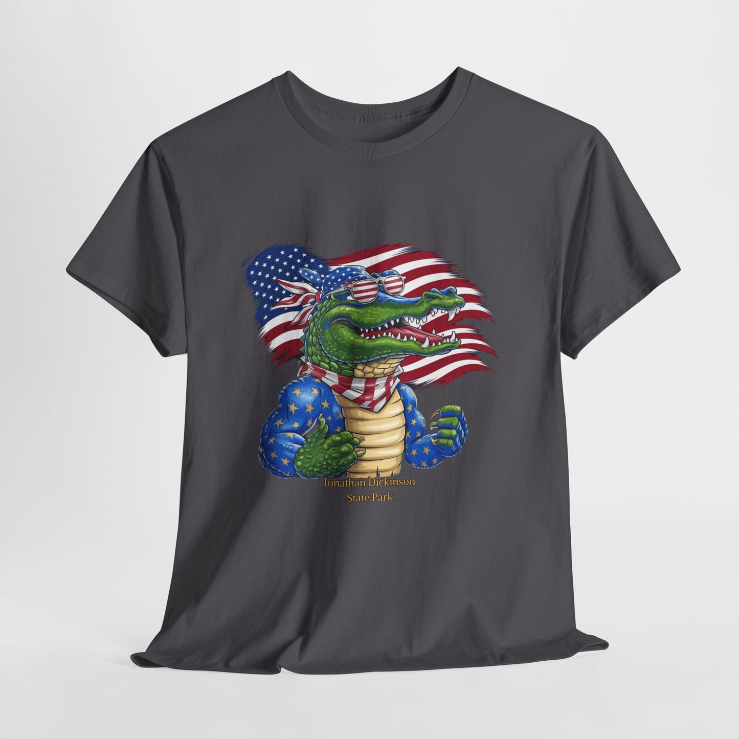 4th of July Alligator T-Shirt – Jonathan Dickinson State Park Patriotic USA Gator Tee