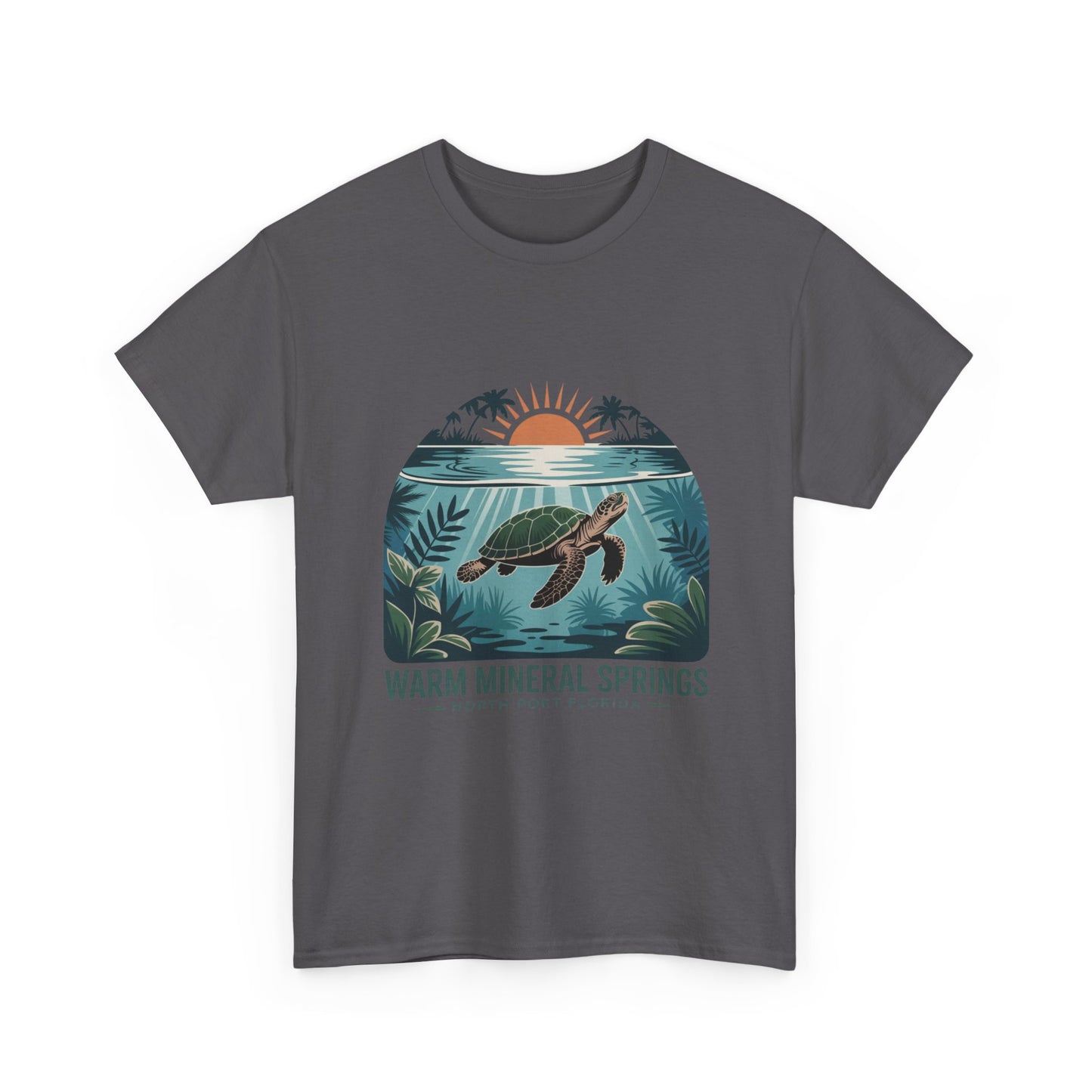 Warm Mineral Springs North Port Florida Turtle T-Shirt