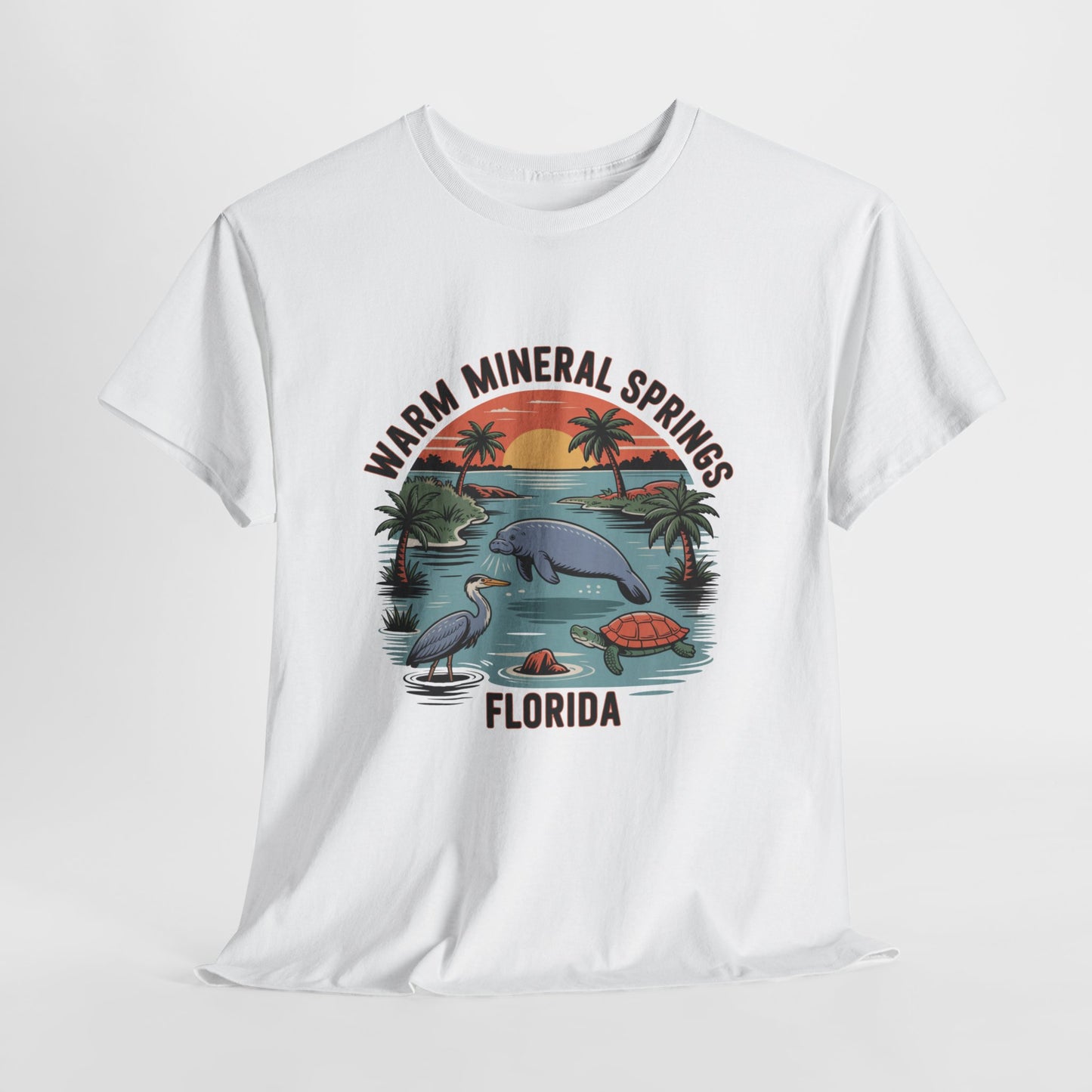 Warm Mineral Springs Florida Wildlife Scene T-Shirt