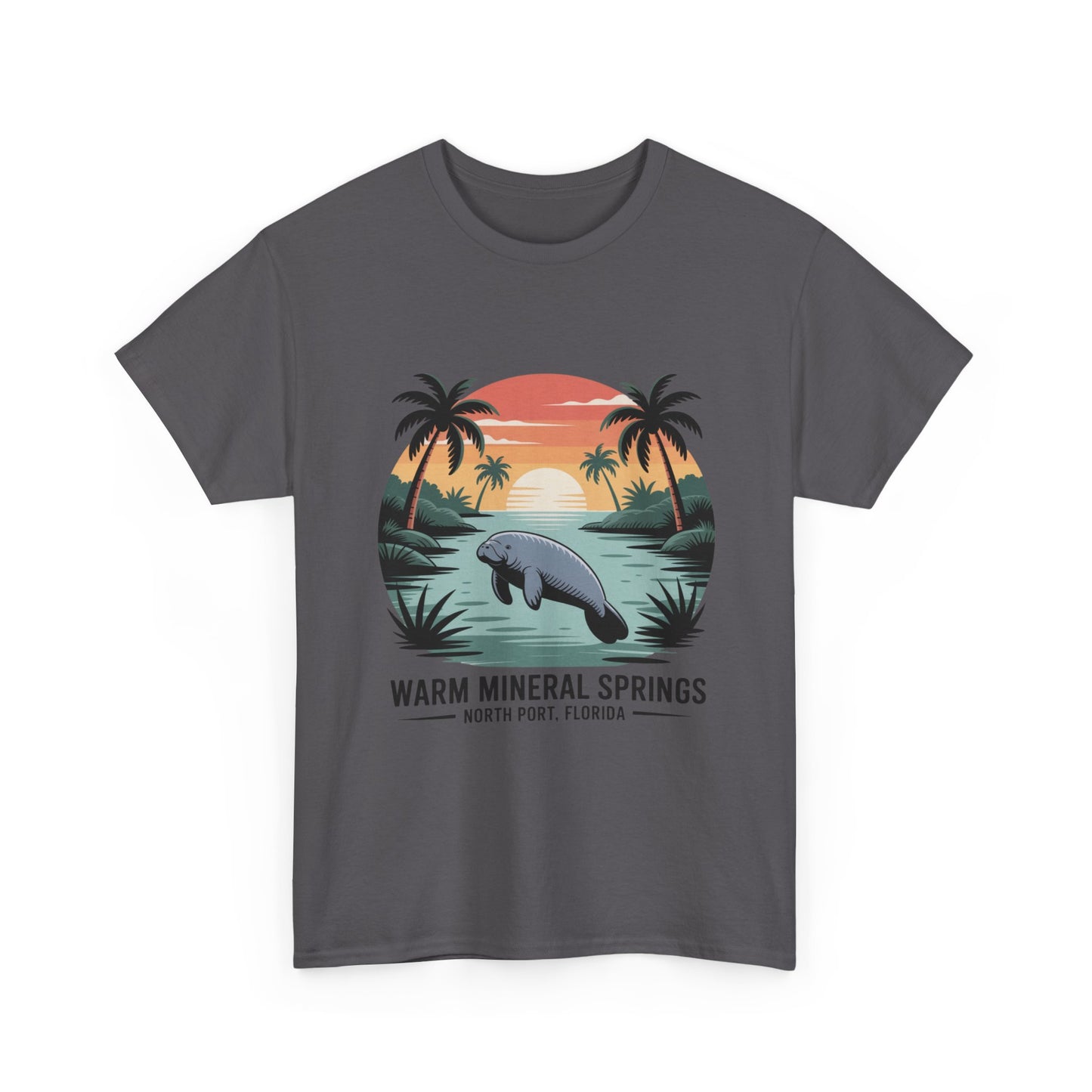 Warm Mineral Springs North Port Florida Manatee T-Shirt
