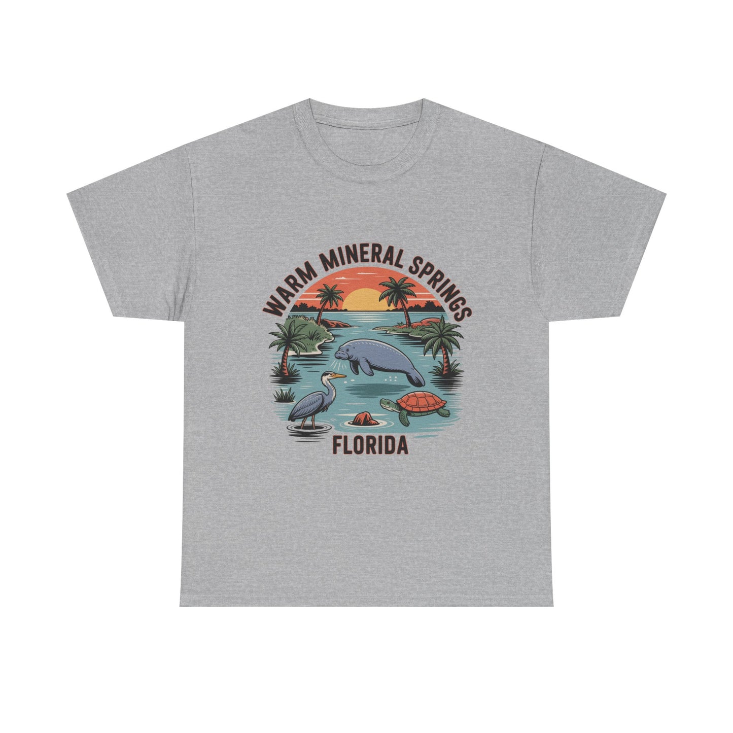 Warm Mineral Springs Florida Wildlife Scene T-Shirt