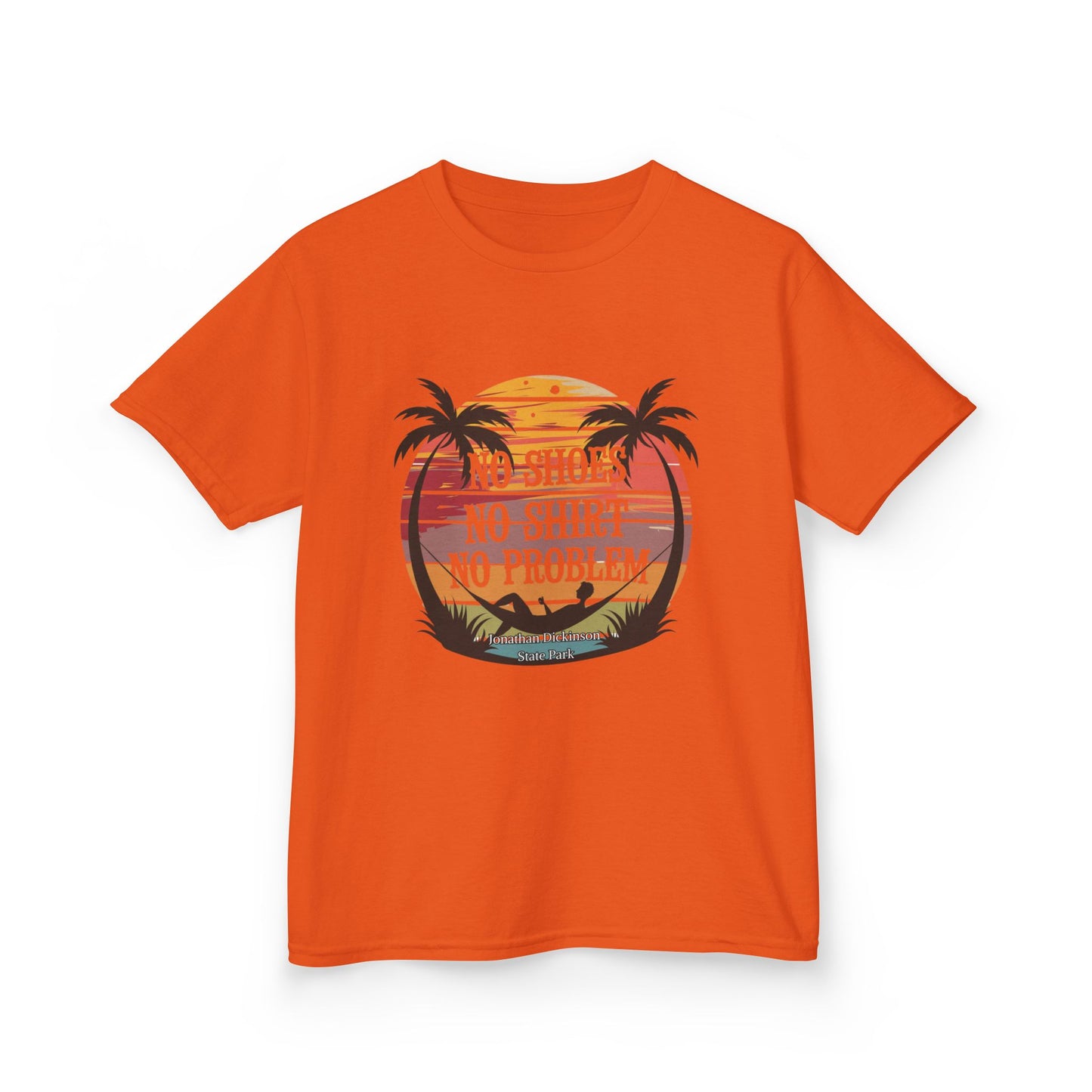 Jonathan Dickinson State Park No Shoes Kids Heavy Cotton™ Tee
