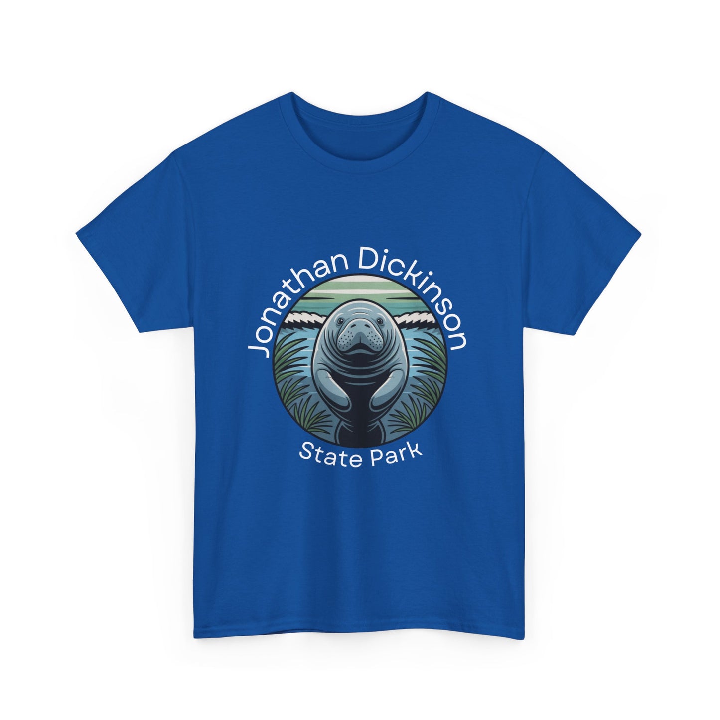Coastal Manatee Circle T-Shirt – Jonathan Dickinson State Park Florida Nature Tee
