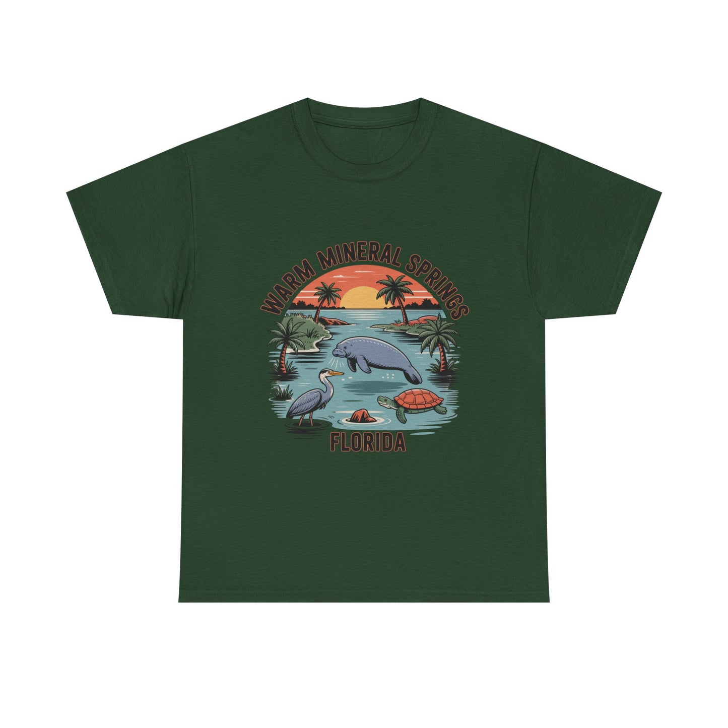 Warm Mineral Springs Florida Wildlife Scene T-Shirt