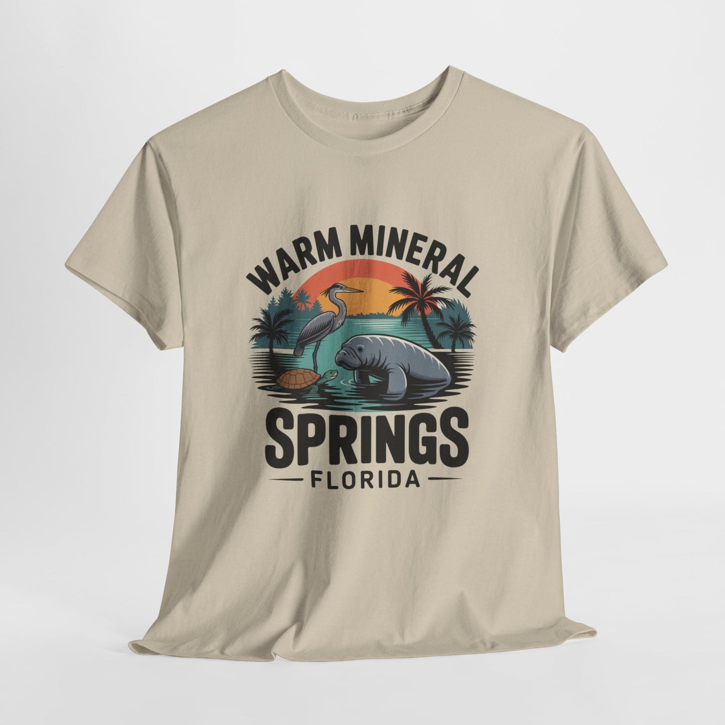 Warm Mineral Springs Florida Wildlife Sunset T-Shirt
