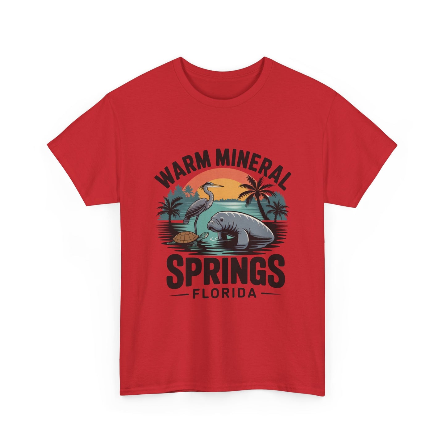 Warm Mineral Springs Florida Wildlife Sunset T-Shirt